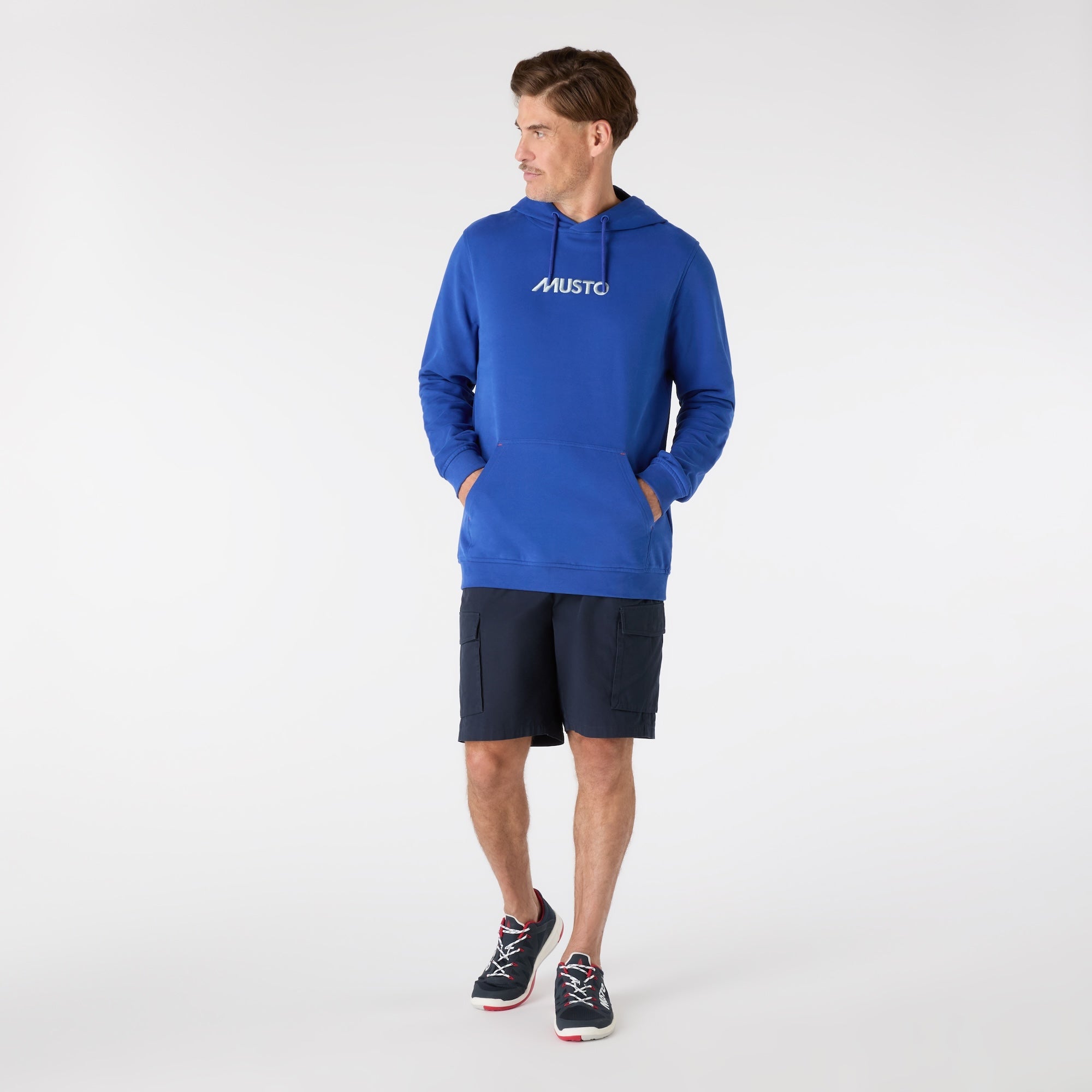 MUSTO Classic Hoodie MAZARINE BLUE (Online only*) - Henry Bucks