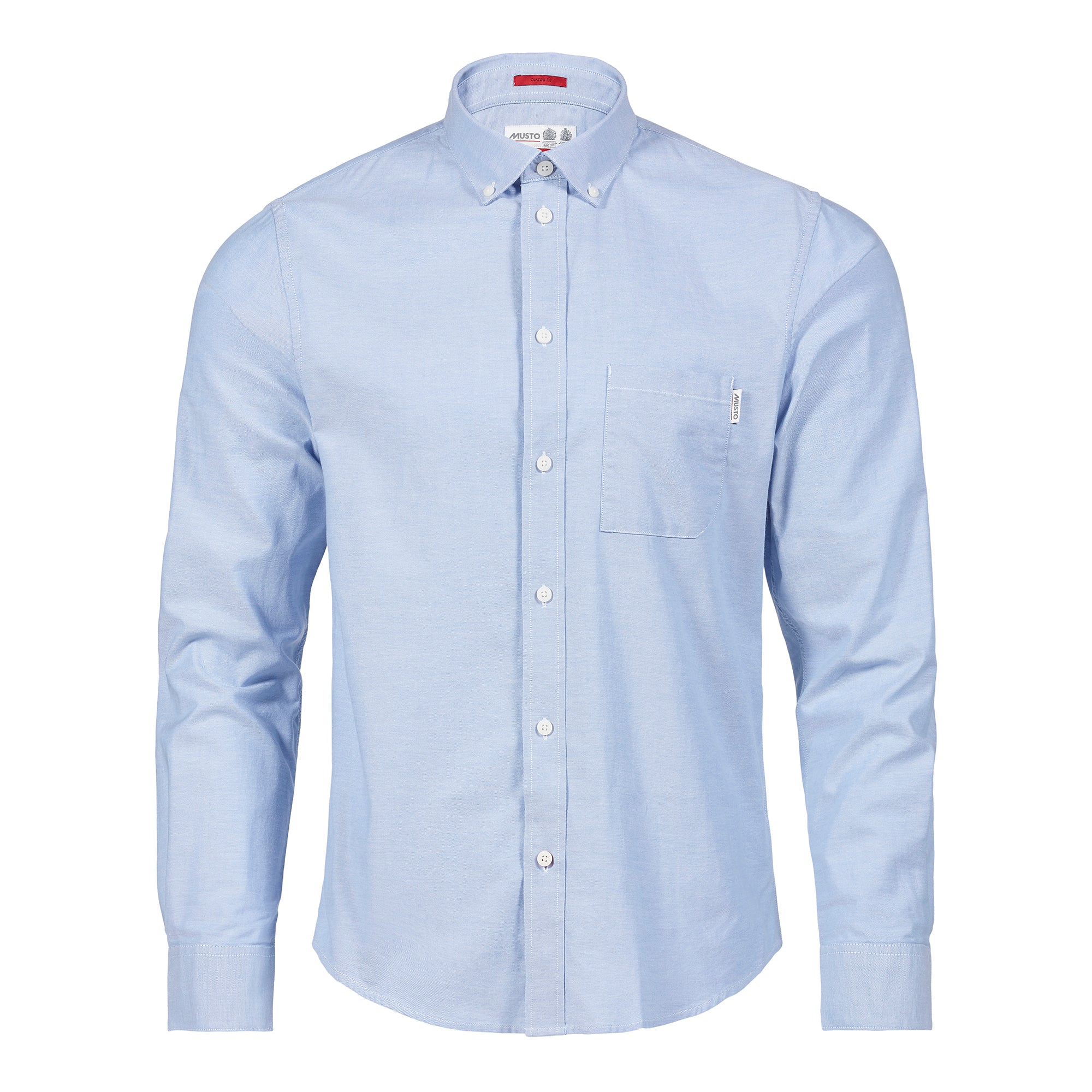 MUSTO ESS LS OXFORD SHIRT PALE BLUE (Online only*) - Henry BucksPoloDS82138 - PLBL - SM