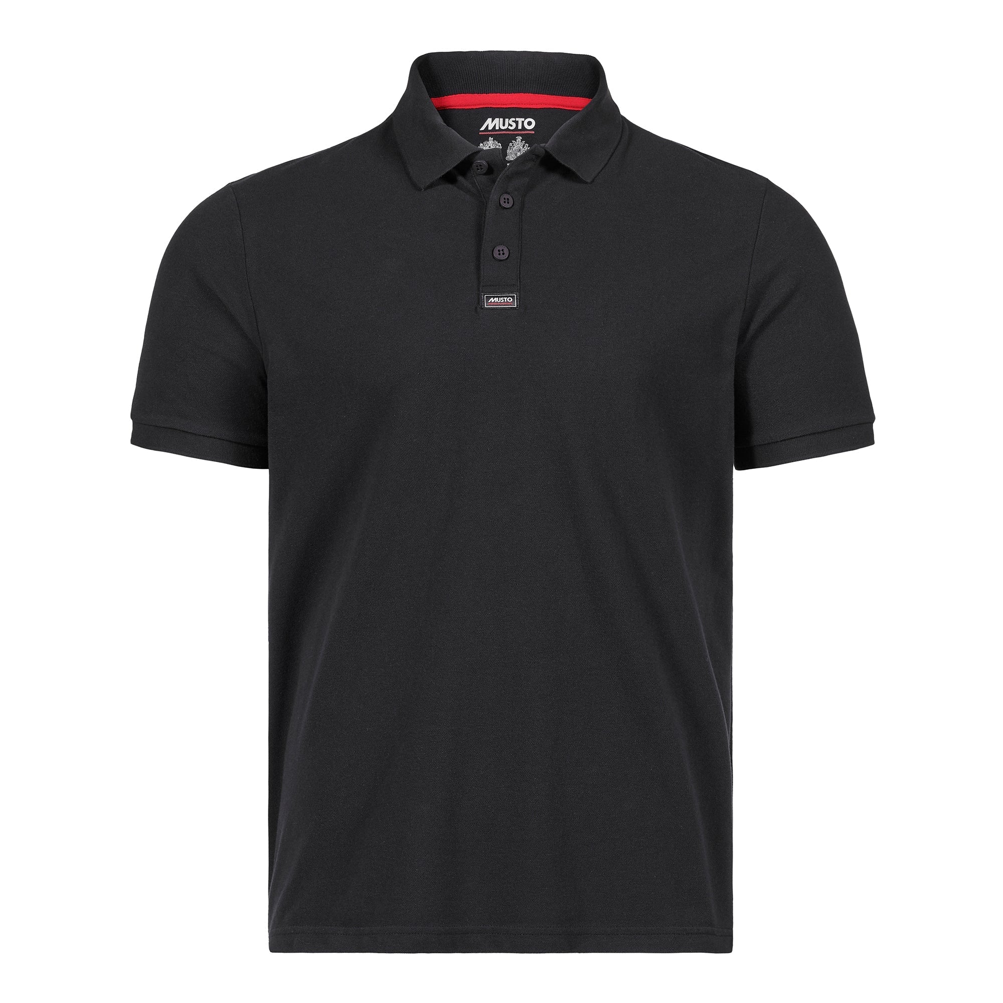 MUSTO ESS PIQUE POLO BLACK (Online only*) - Henry BucksPoloDS82133 - BLCK - SM