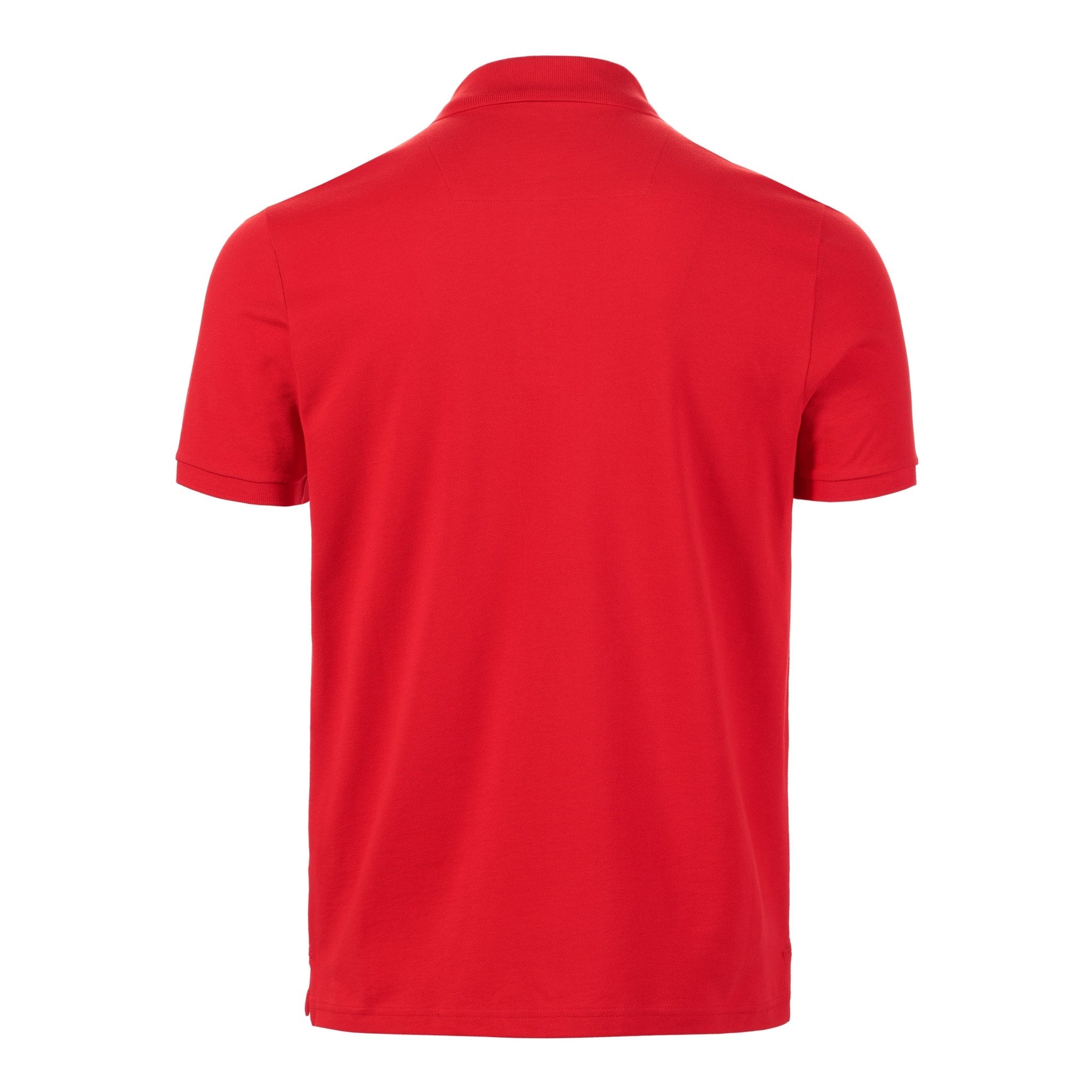 MUSTO Essential Pique Polo Shirt TRUE RED - Henry Bucks