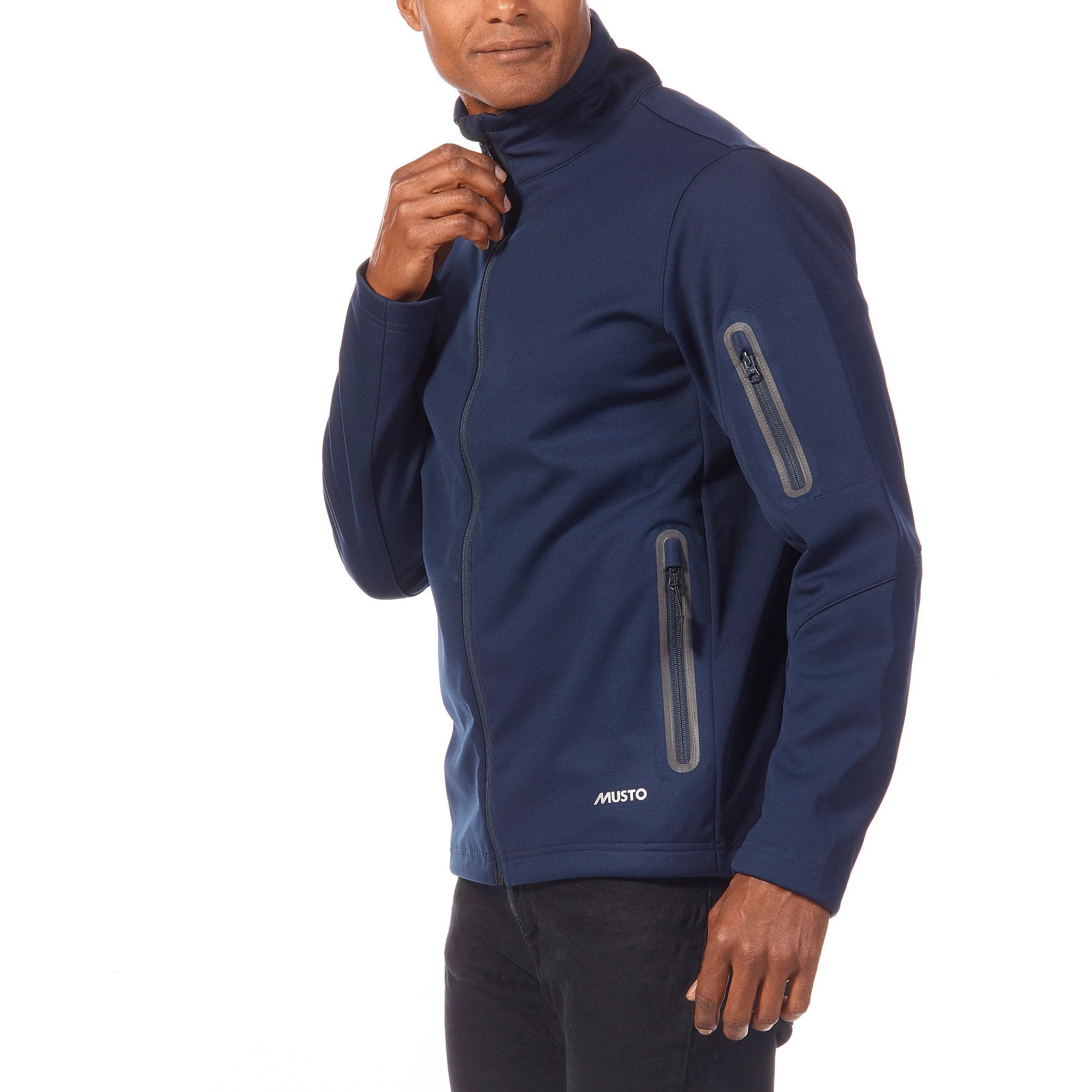 MUSTO Essential Softshell Jacket NAVY (Online only*) - Henry BucksCasual JacketsDS82129 - NAVY - SM