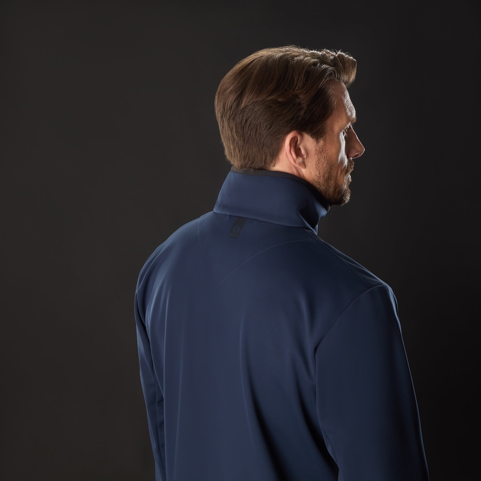 MUSTO Evo Crew Softshell Jacket NAVY (Online only*) - Henry Bucks