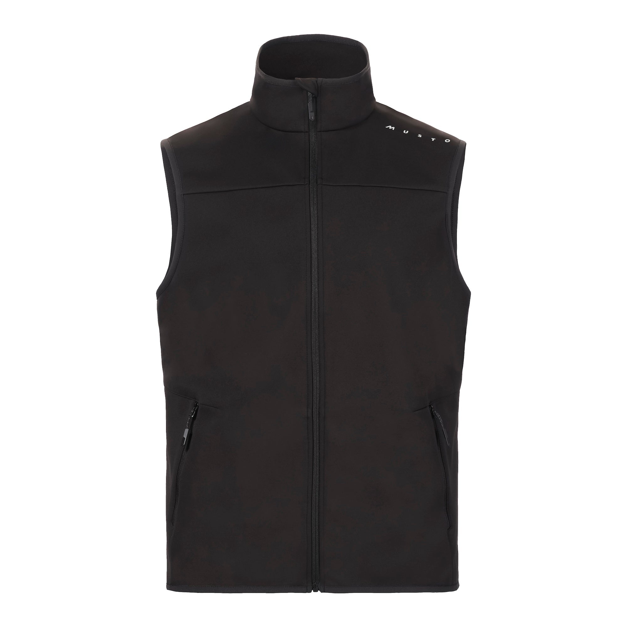 MUSTO Evo Crew Softshell Vest BLACK (Online only*) - Henry Bucks