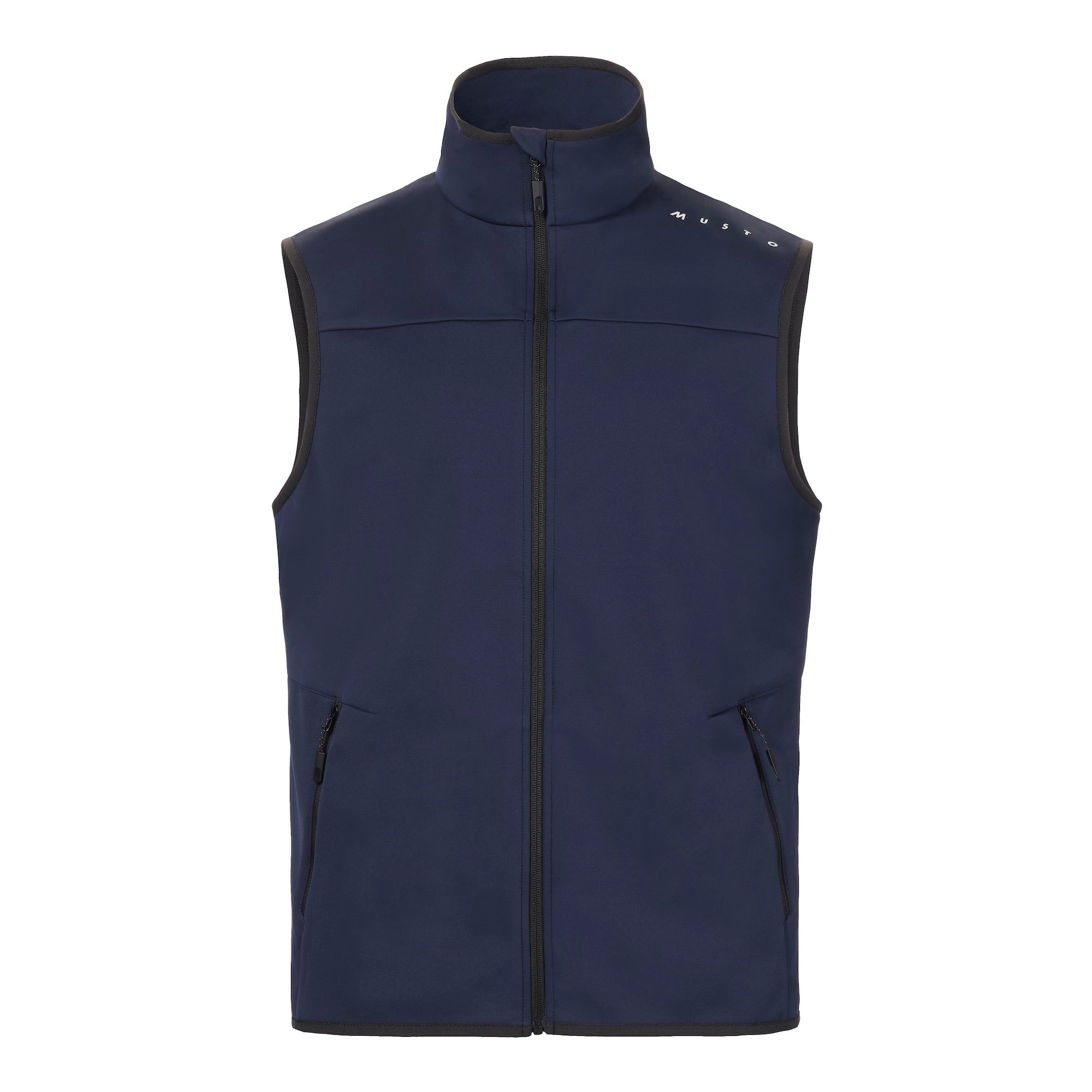MUSTO Evo Crew Softshell Vest NAVY (Online only*) - Henry Bucks