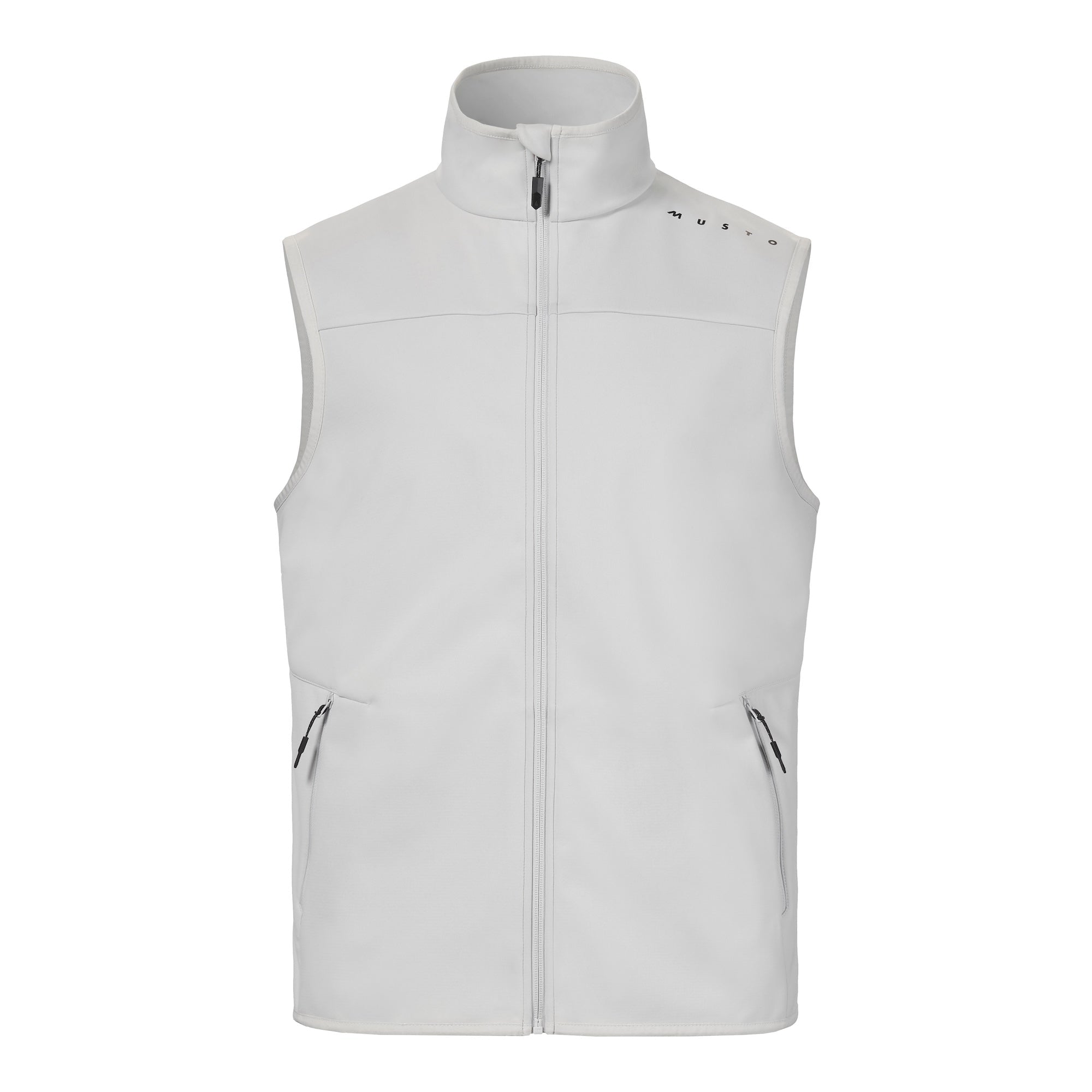 MUSTO Evo Crew Softshell Vest PLATINUM (Online only*) - Henry Bucks