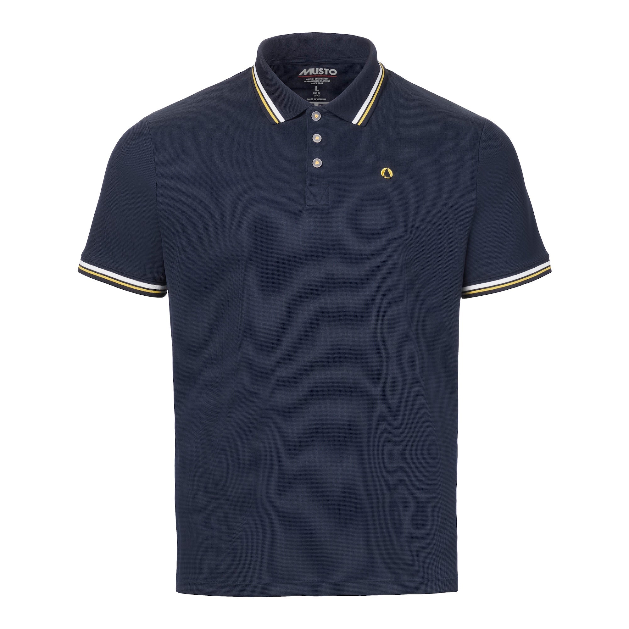 MUSTO Evo Pro Lite Short Sleeve Polo NAVY (Online only*) - Henry Bucks