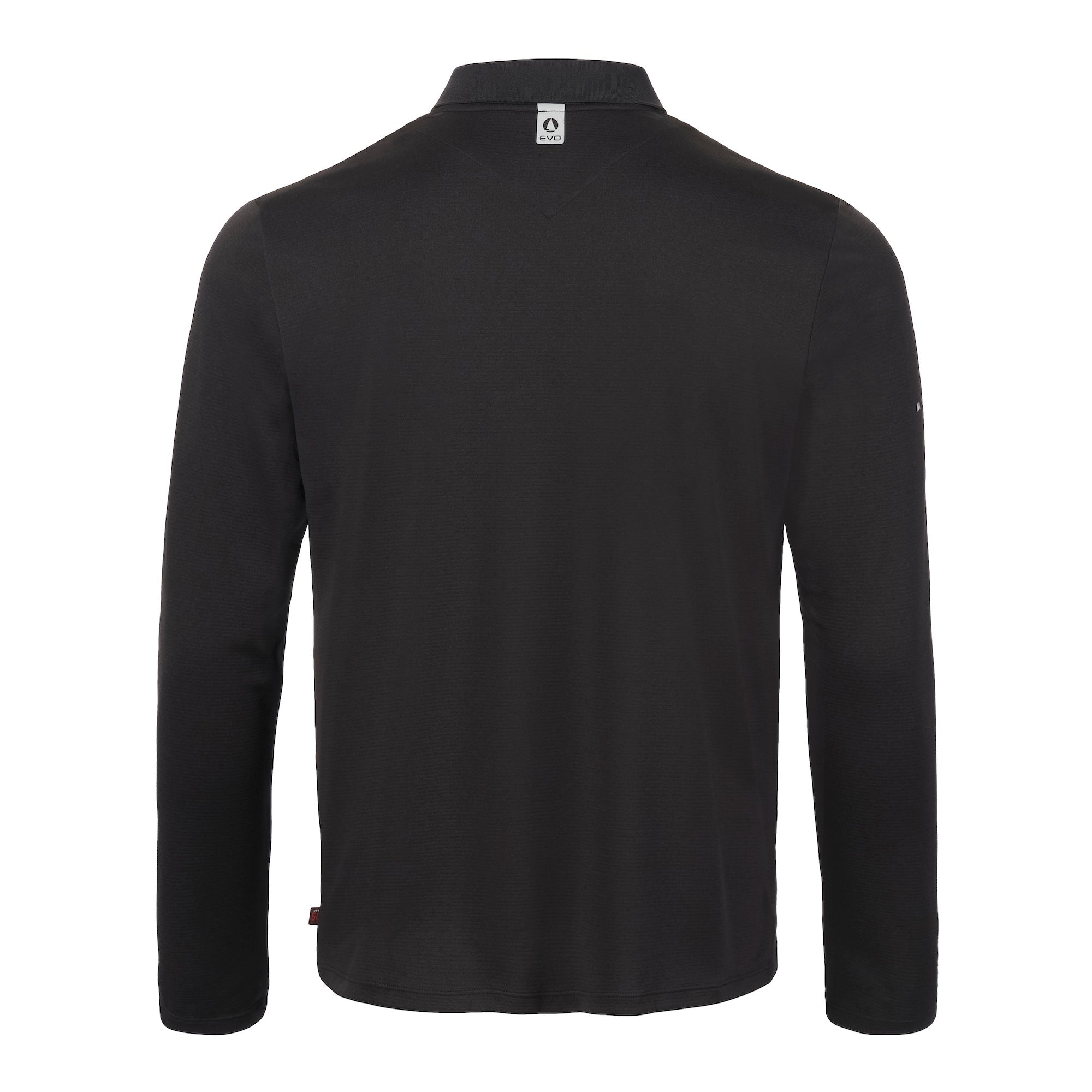 MUSTO Evo Sunblock Long Sleeve Polo BLACK (Online only*) - Henry Bucks