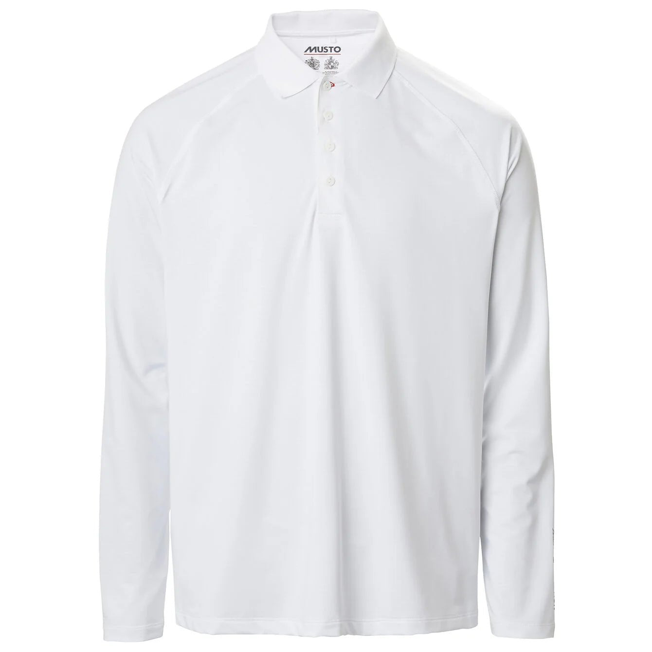 MUSTO EVO SUNBLOCK LS POLO 2.0 WHITE (Online only*) - Henry BucksPoloDS81147 - WHTE - SM