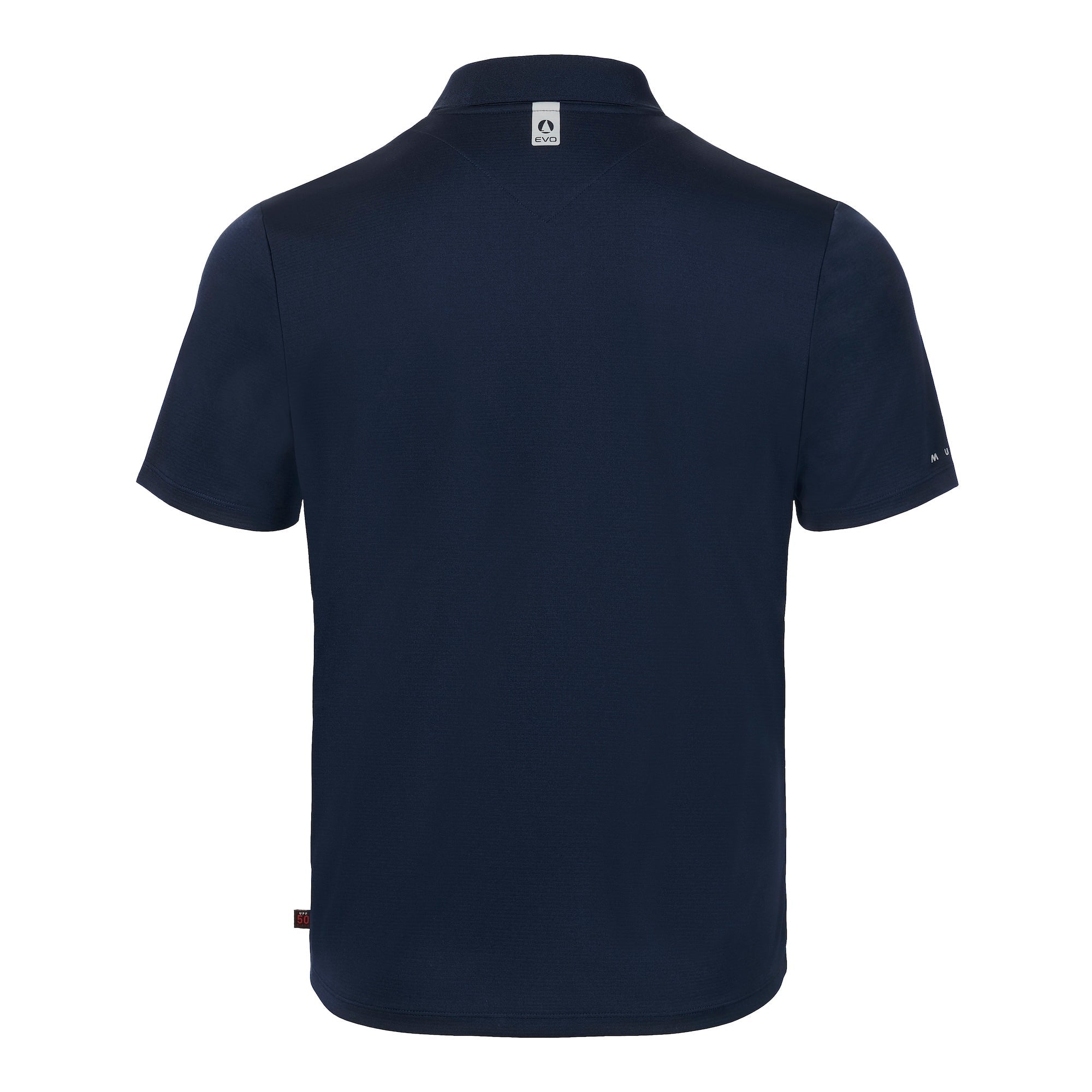 MUSTO EVO Sunblock Short Sleeve Polo NAVY (Online only*) - Henry Bucks