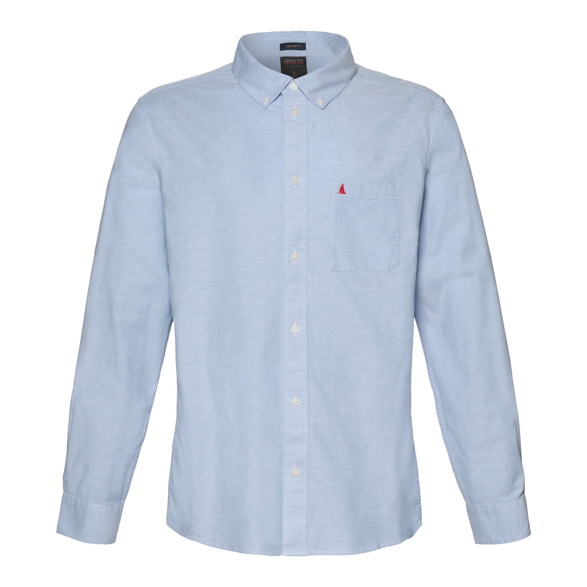 MUSTO Original Oxford Shirt PALE BLUE (Online only*) - Henry Bucks