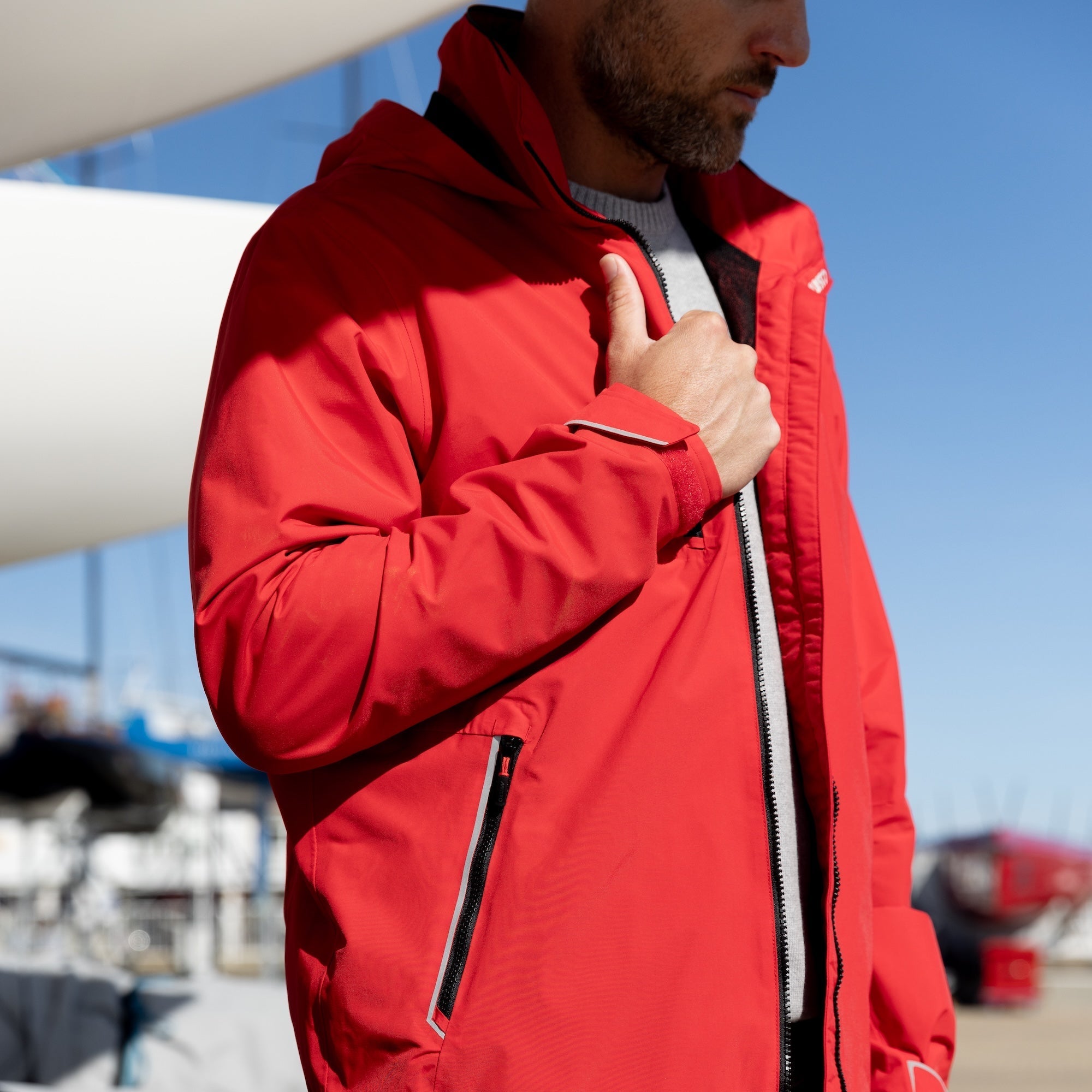 MUSTO Sardinia Jacket TRUE RED (Online only*) - Henry Bucks