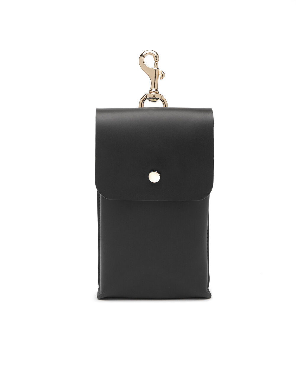 OFFICINA DEL POGGIO PHONE POUCH BLACK - Henry Bucks