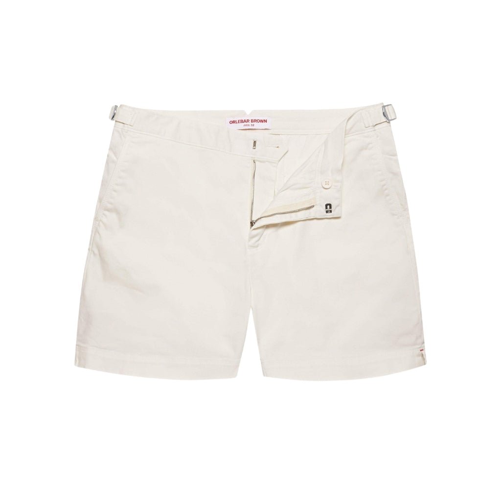 ORLEBAR BROWN Cotton Stretch Shorts CREAM - Henry Bucks