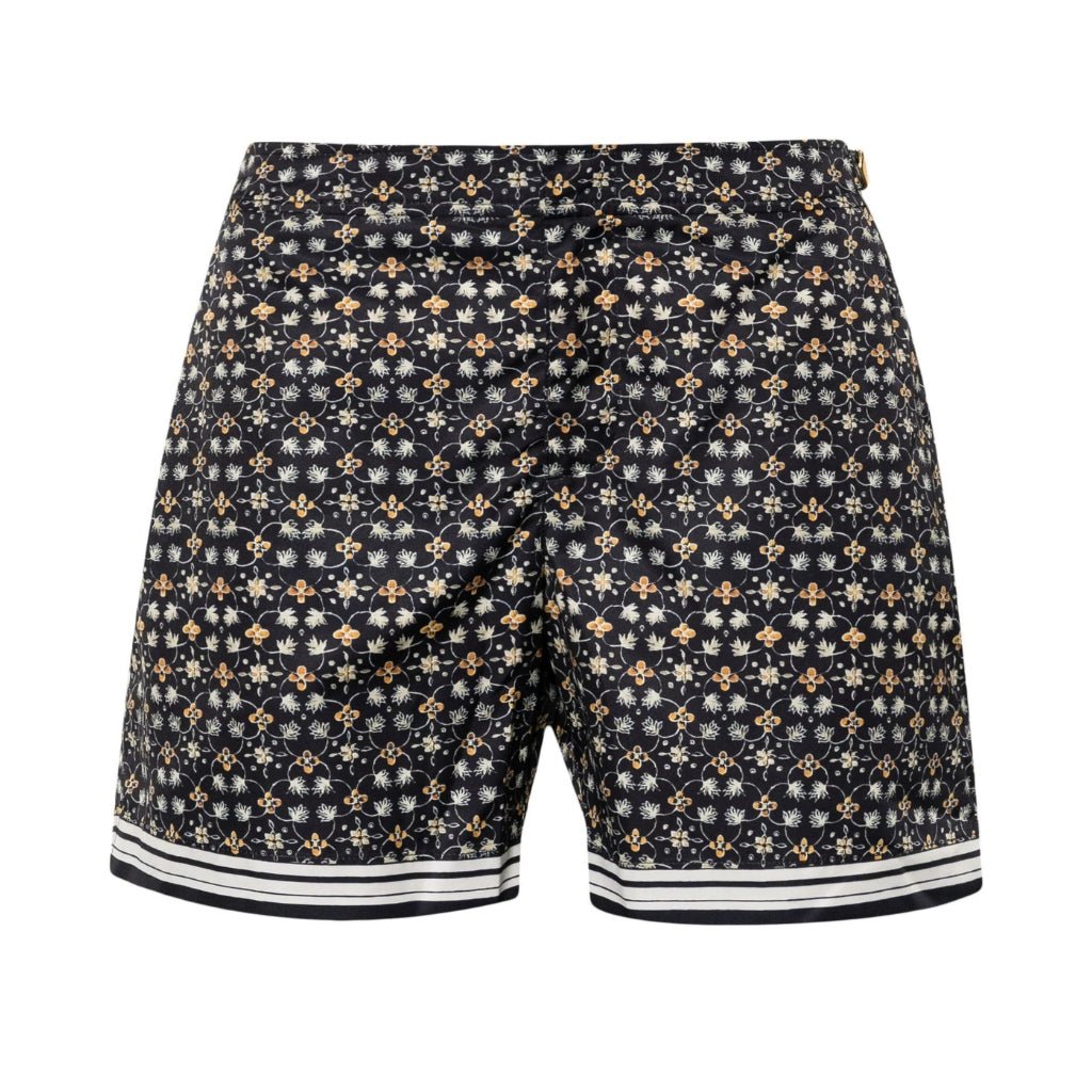 ORLEBAR BROWN Fiore Shorts BLACK MULTI - Henry Bucks