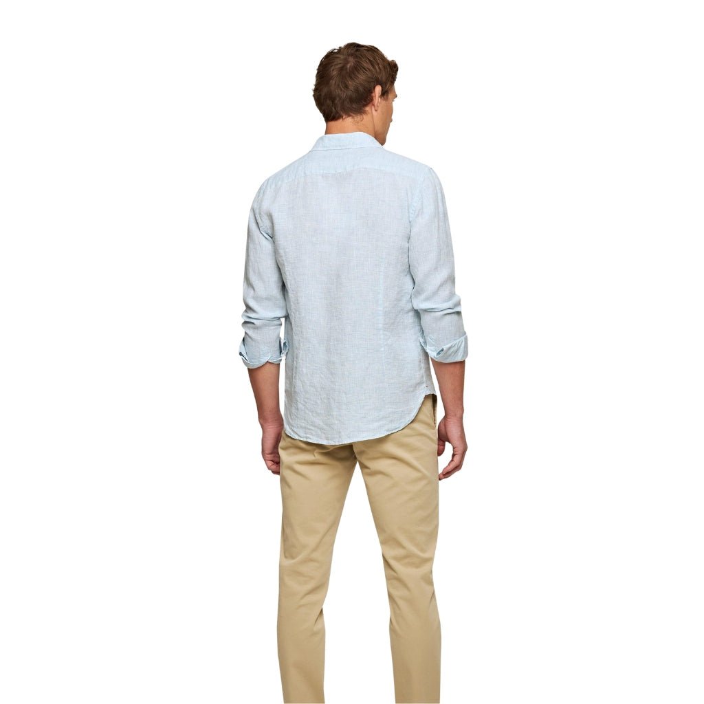 ORLEBAR BROWN Men's Linen Shirt LIGHT BLUE - Henry Bucks