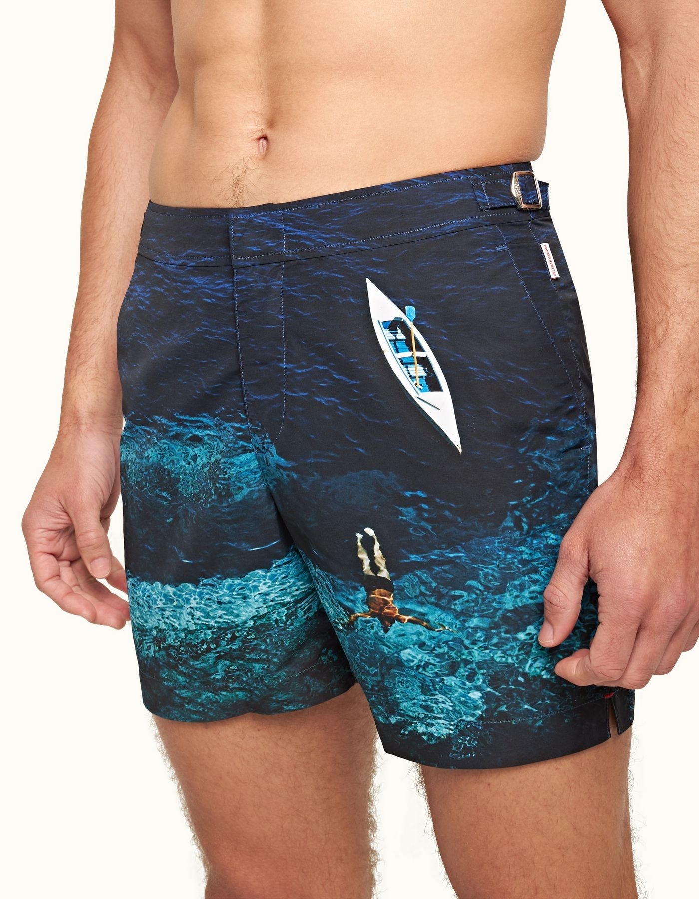 ORLEBAR BROWN Mens Swim Shorts BLUE MULTI - Henry Bucks