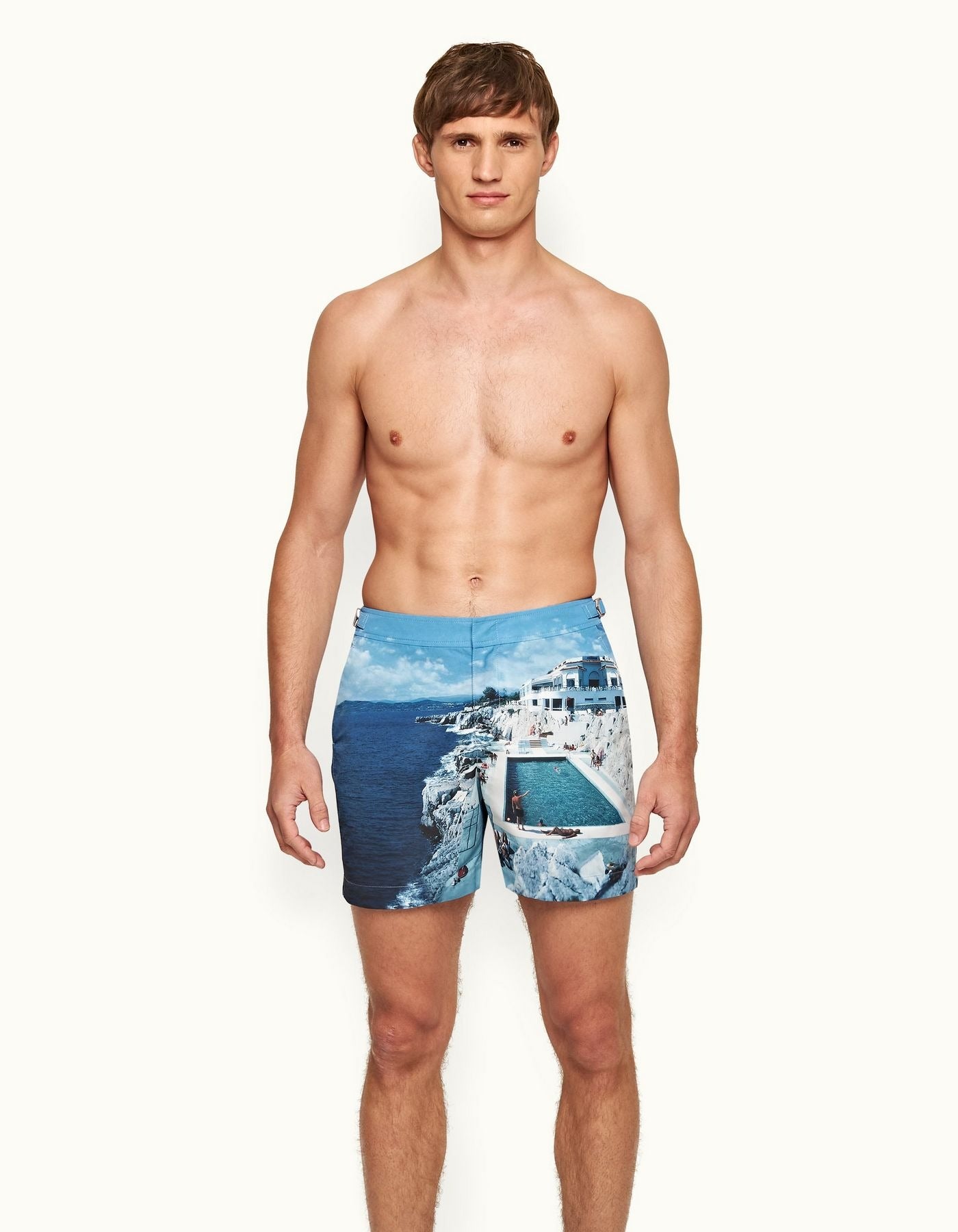 ORLEBAR BROWN Mens Swim Shorts OCEAN BLUE - Henry Bucks