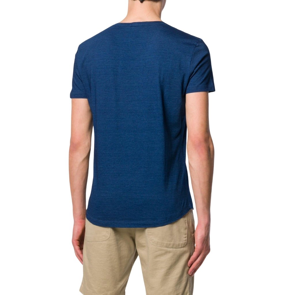 ORLEBAR BROWN V Neck T-Shirt BLUE - Henry Bucks