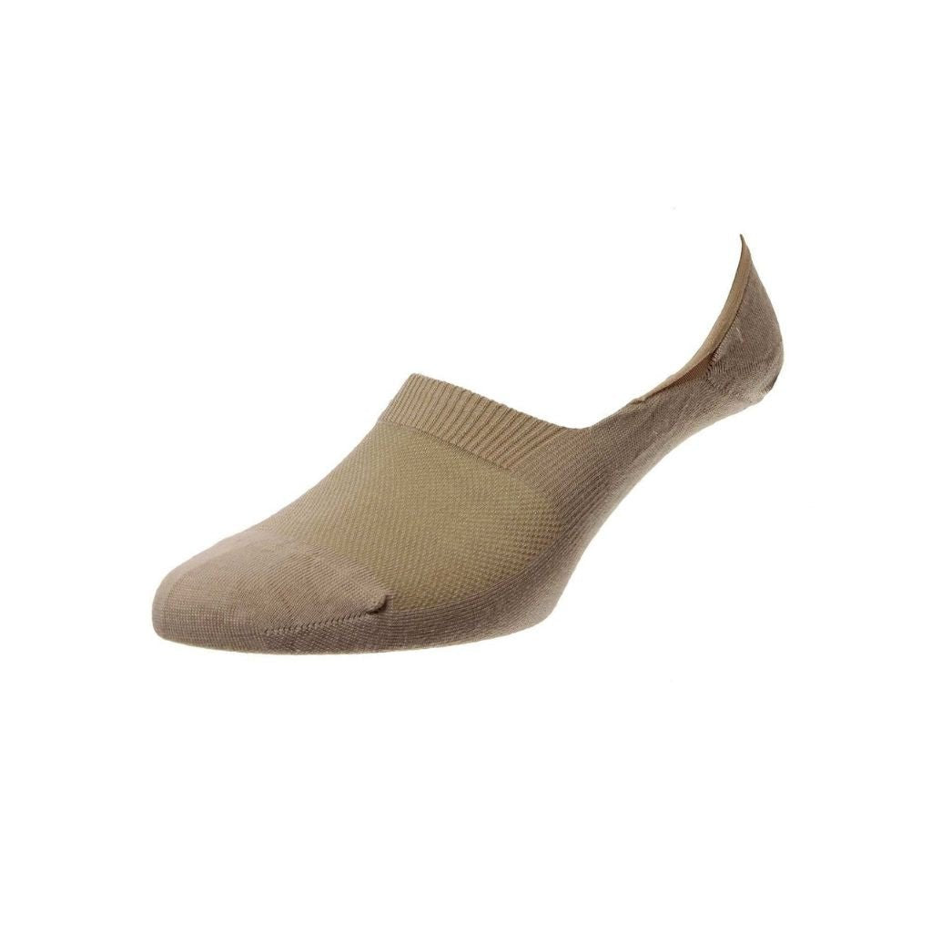 PANTHERELLA Invisible Men's Socks LIGHT KHAKI - Henry Bucks