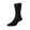 PANTHERELLA Pure Cotton Rib Sock BLACK