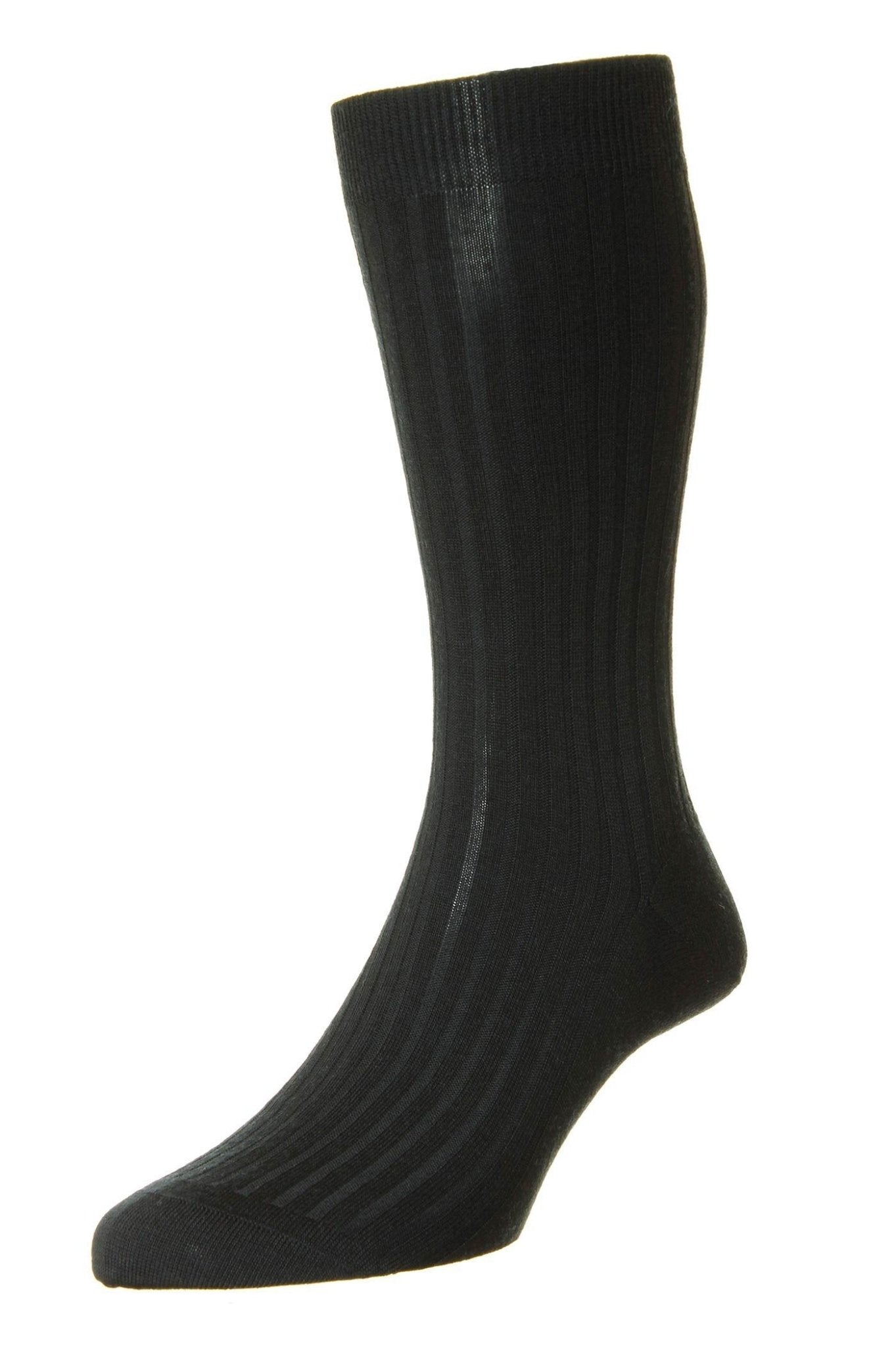 PANTHERELLA Wool Blend Socks BLACK - Henry BucksSocks1700501 - BLCK - MED