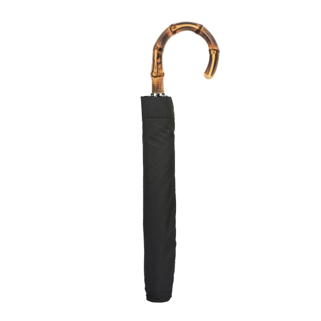 Pasotti Black Folding Umbrella - Henry Bucks