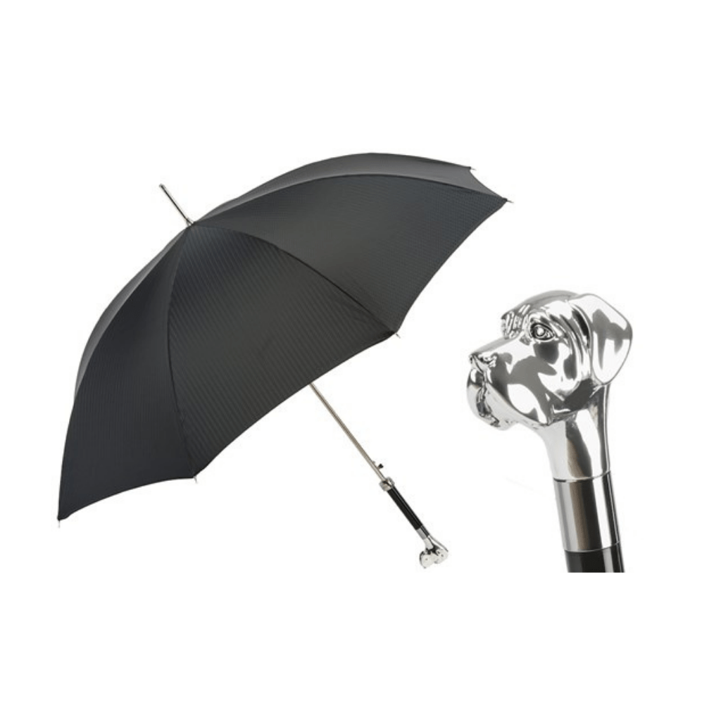 PASOTTI Silver Labrador Umbrella - Henry Bucks