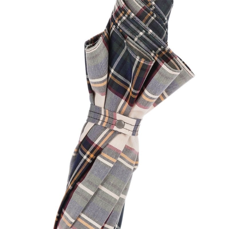 PASOTTI Tartan Lux Umbrella BROWN - Henry BucksUmbrellas69SS230026 - TART