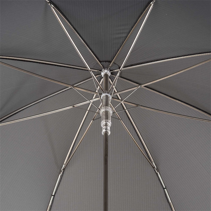 PASOTTI Umbrella With Leather GREY - Henry BucksUmbrellas69SS230021 - GREY