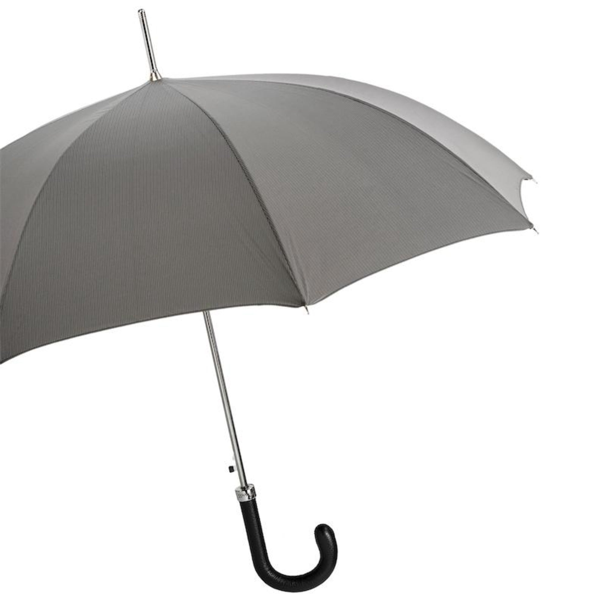 PASOTTI Umbrella With Leather GREY - Henry BucksUmbrellas69SS230021 - GREY