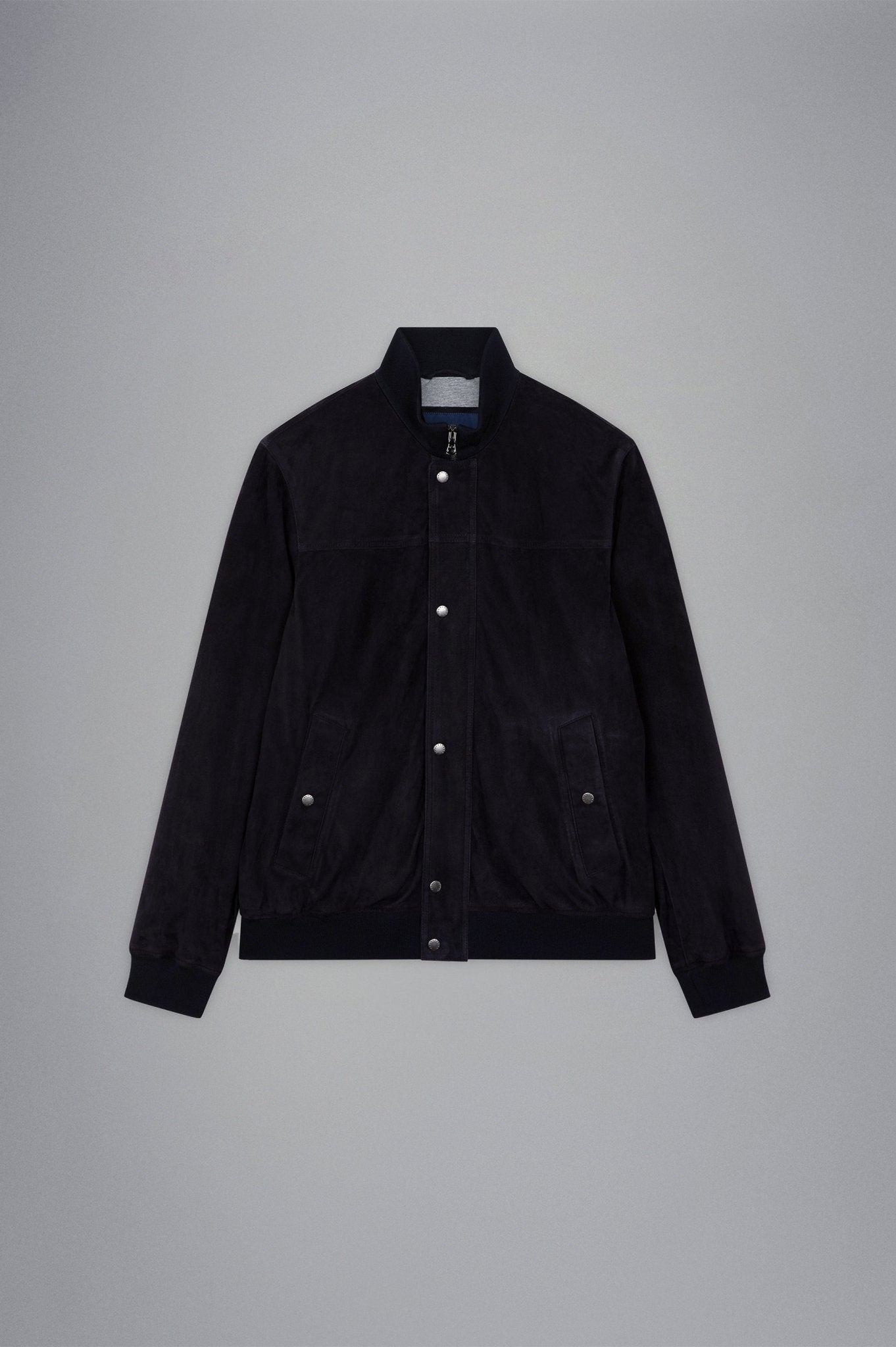 PAUL & SHARK Aqua Leather Suede Bomber NAVY REG - Henry BucksCasual Jackets64SS240004 - NAVY - R - M