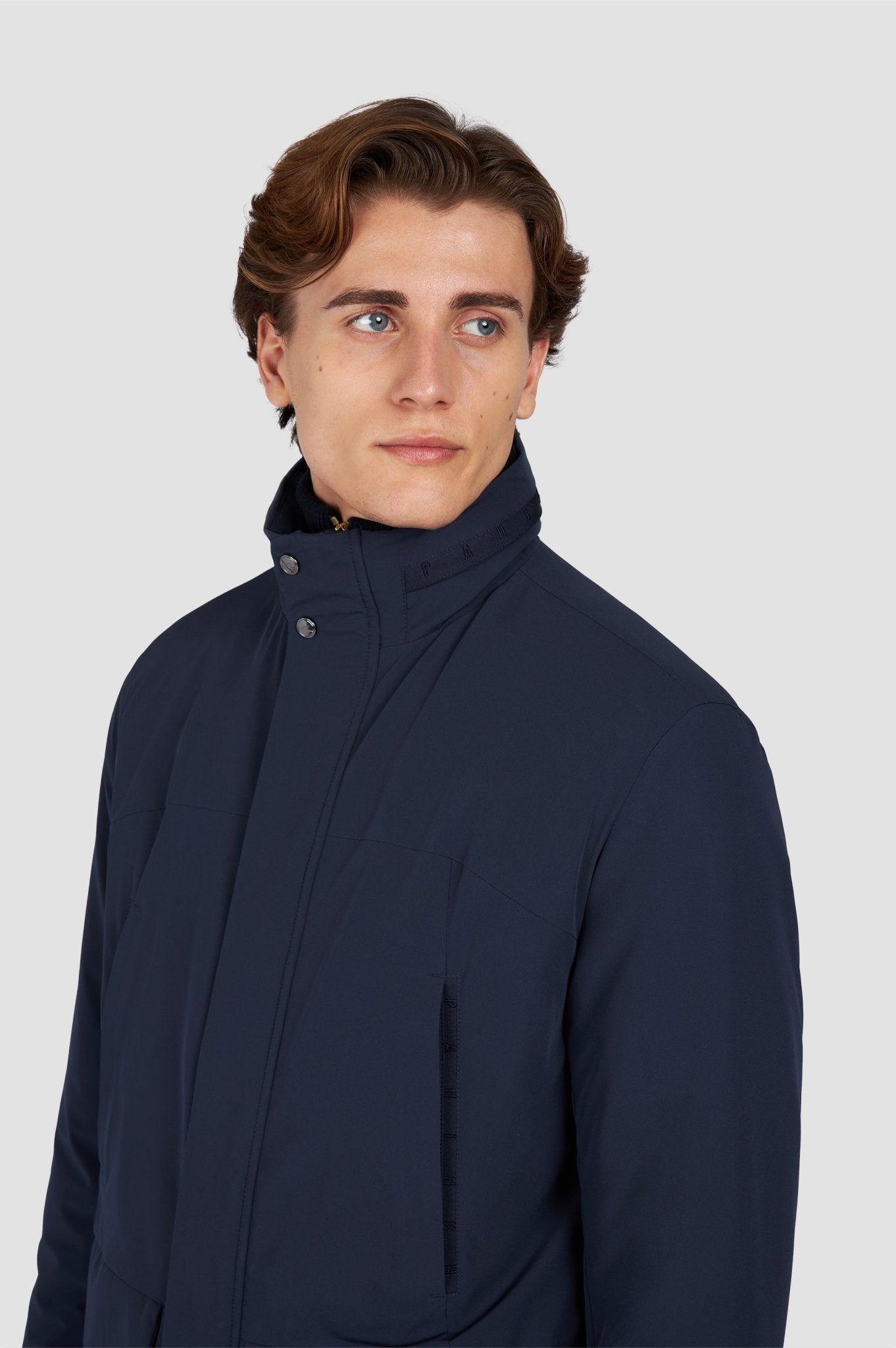 PAUL & SHARK Cashmere Car Coat NAVY - Henry Bucks