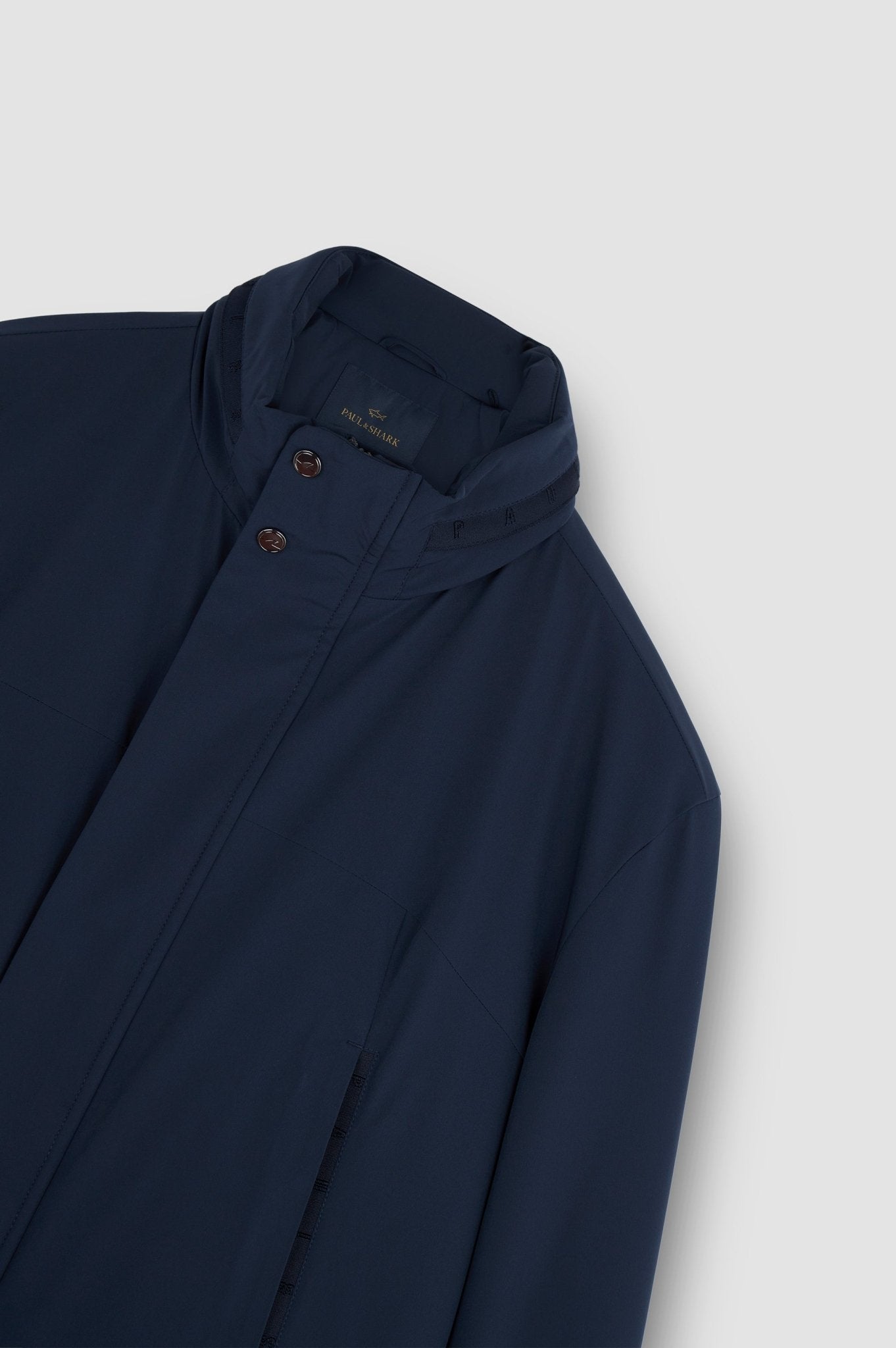 PAUL & SHARK Cashmere Car Coat NAVY - Henry Bucks