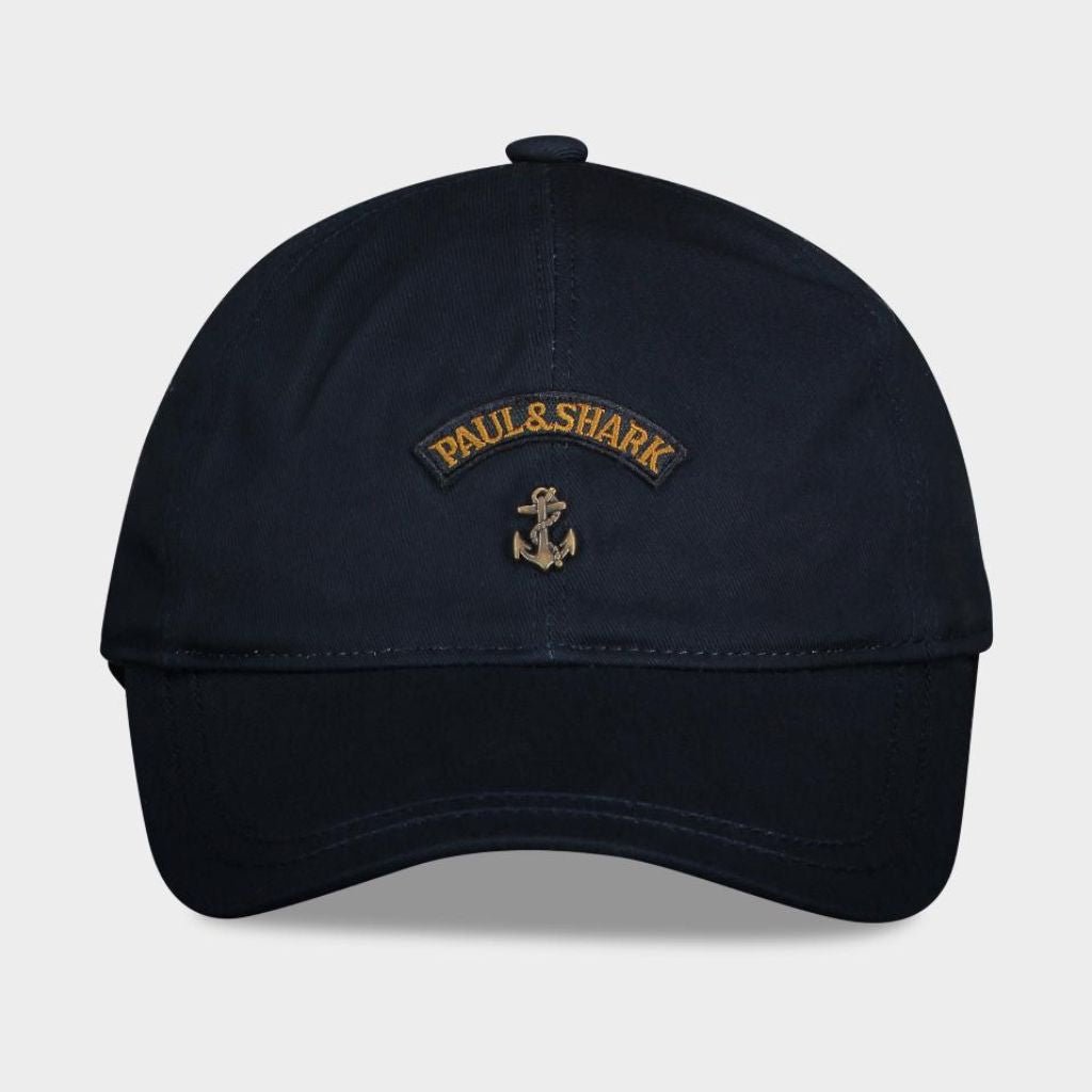 PAUL & SHARK Cotton Baseball Cap NAVY - Henry Bucks