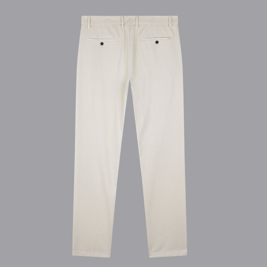 PAUL & SHARK Cotton & Cashmere Chinos STONE REG - Henry Bucks