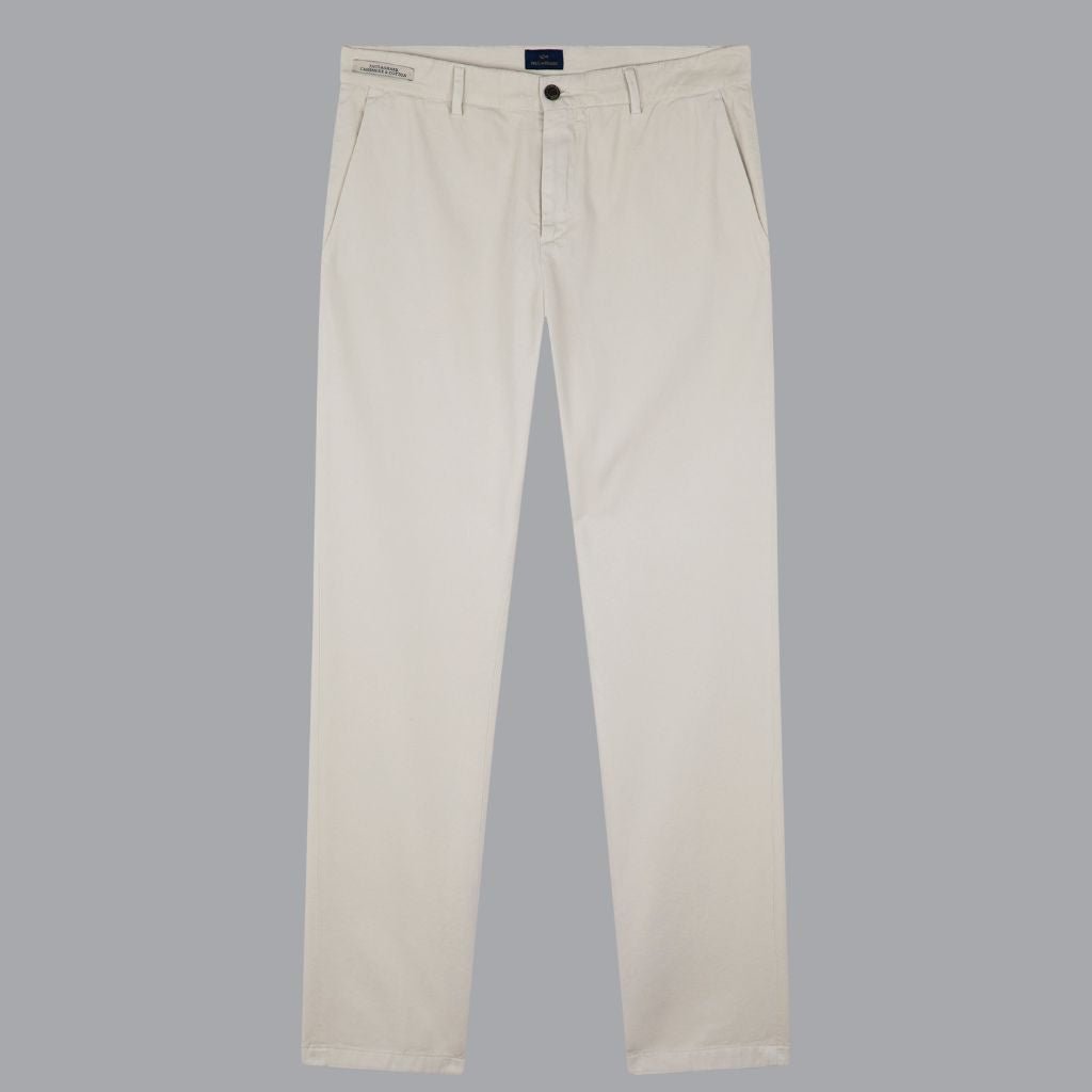 PAUL & SHARK Cotton & Cashmere Chinos STONE REG - Henry Bucks