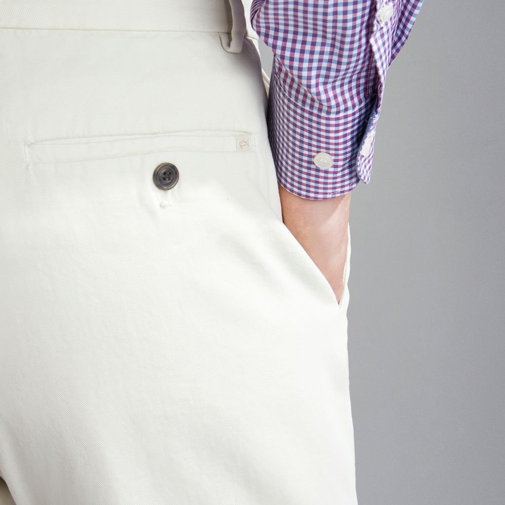 PAUL & SHARK Cotton & Cashmere Chinos STONE REG - Henry Bucks