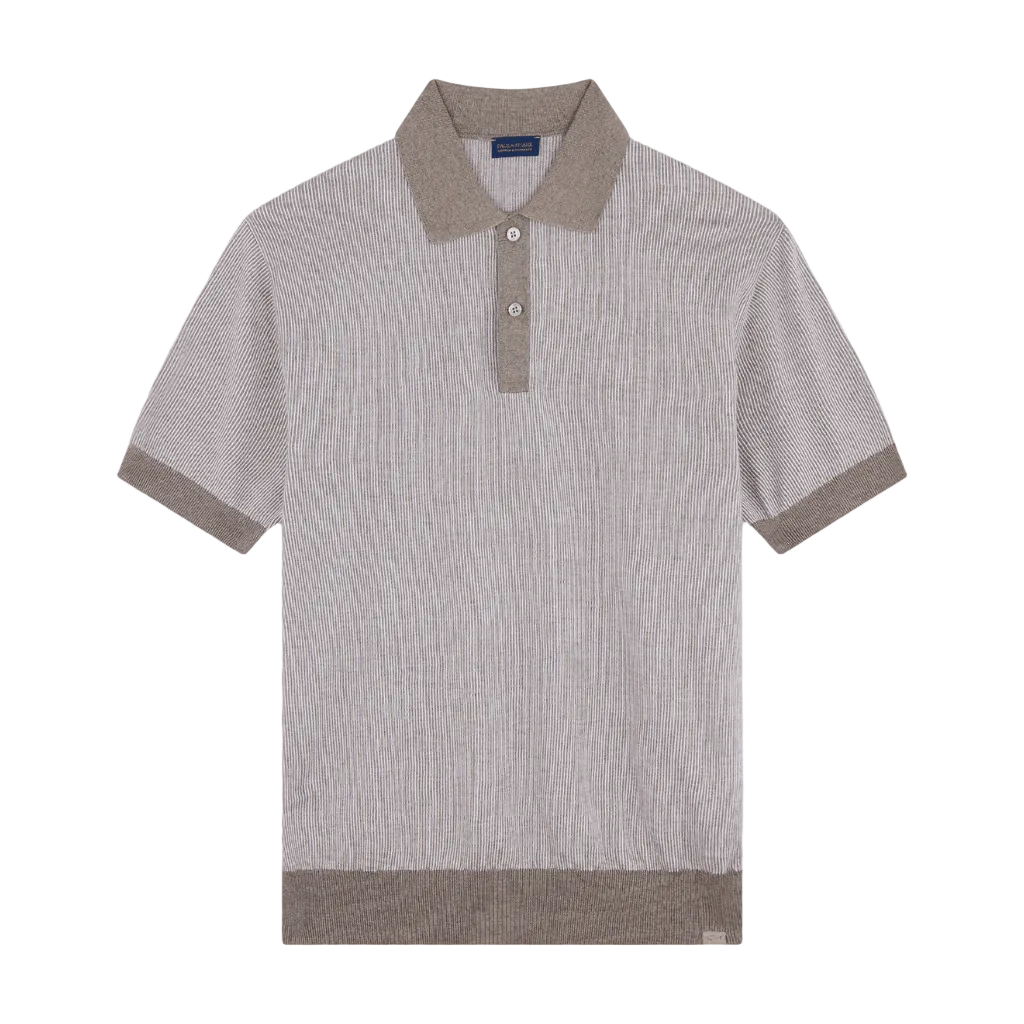 PAUL & SHARK Cotton Cashmere Polo BEIGE - Henry Bucks