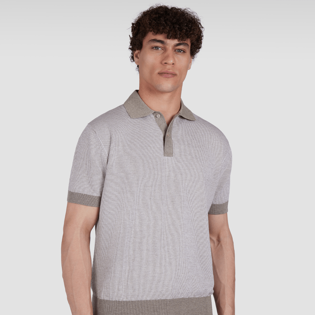PAUL & SHARK Cotton Cashmere Polo BEIGE - Henry Bucks