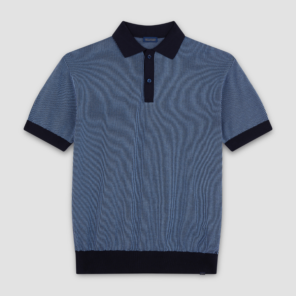 PAUL & SHARK Cotton Cashmere Polo NAVY - Henry Bucks