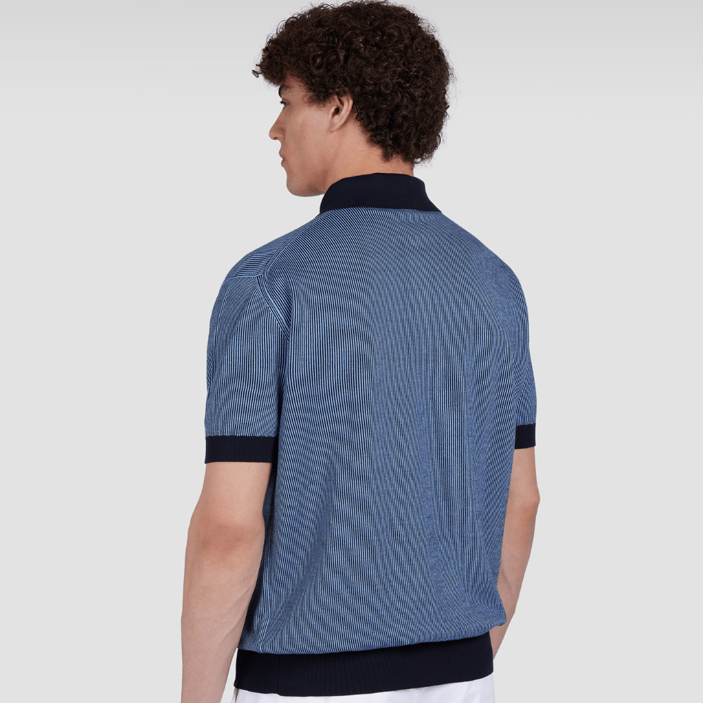 PAUL & SHARK Cotton Cashmere Polo NAVY - Henry Bucks
