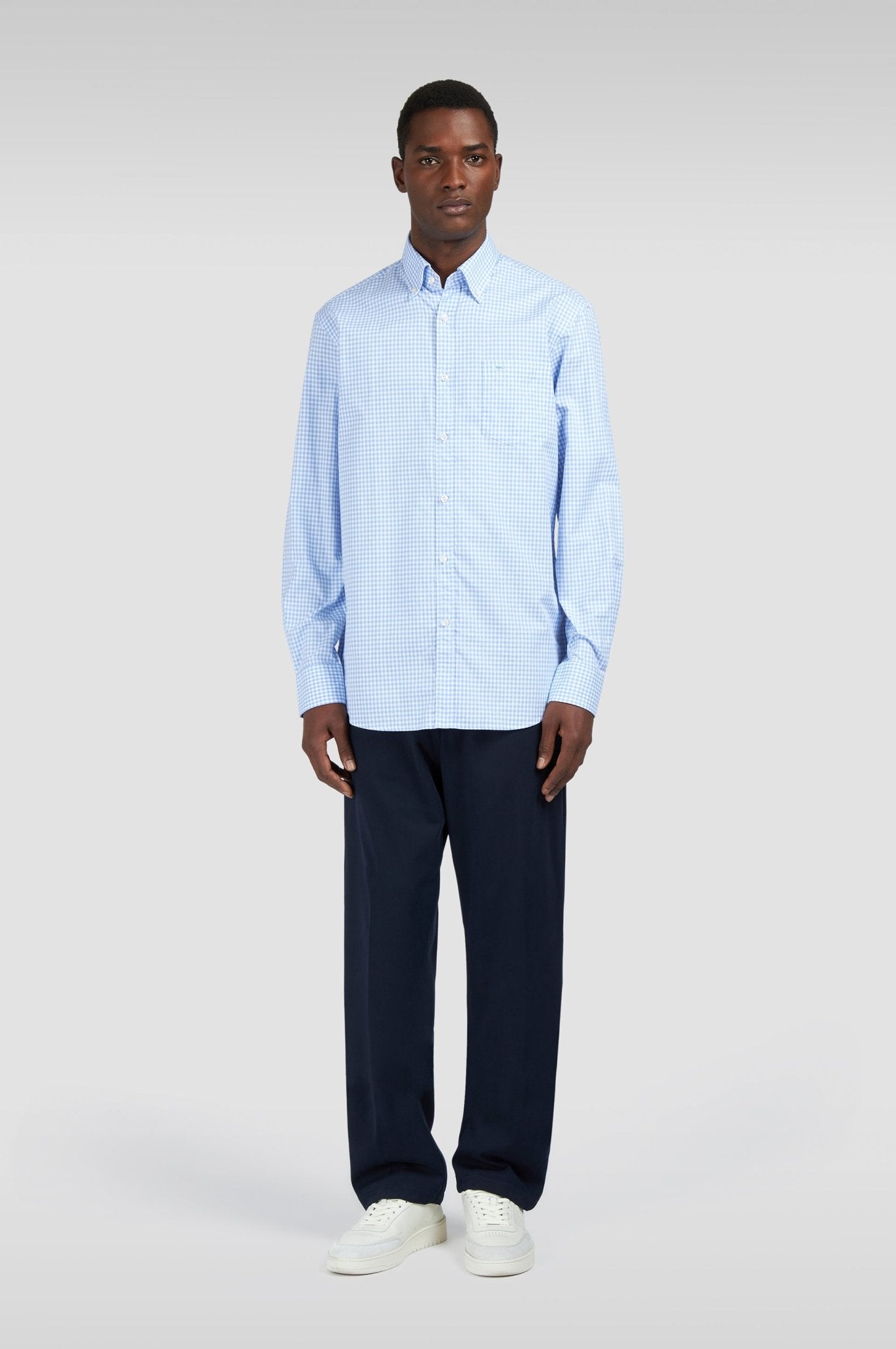 PAUL & SHARK Cotton Check Shirt BLUE CHECK - Henry Bucks