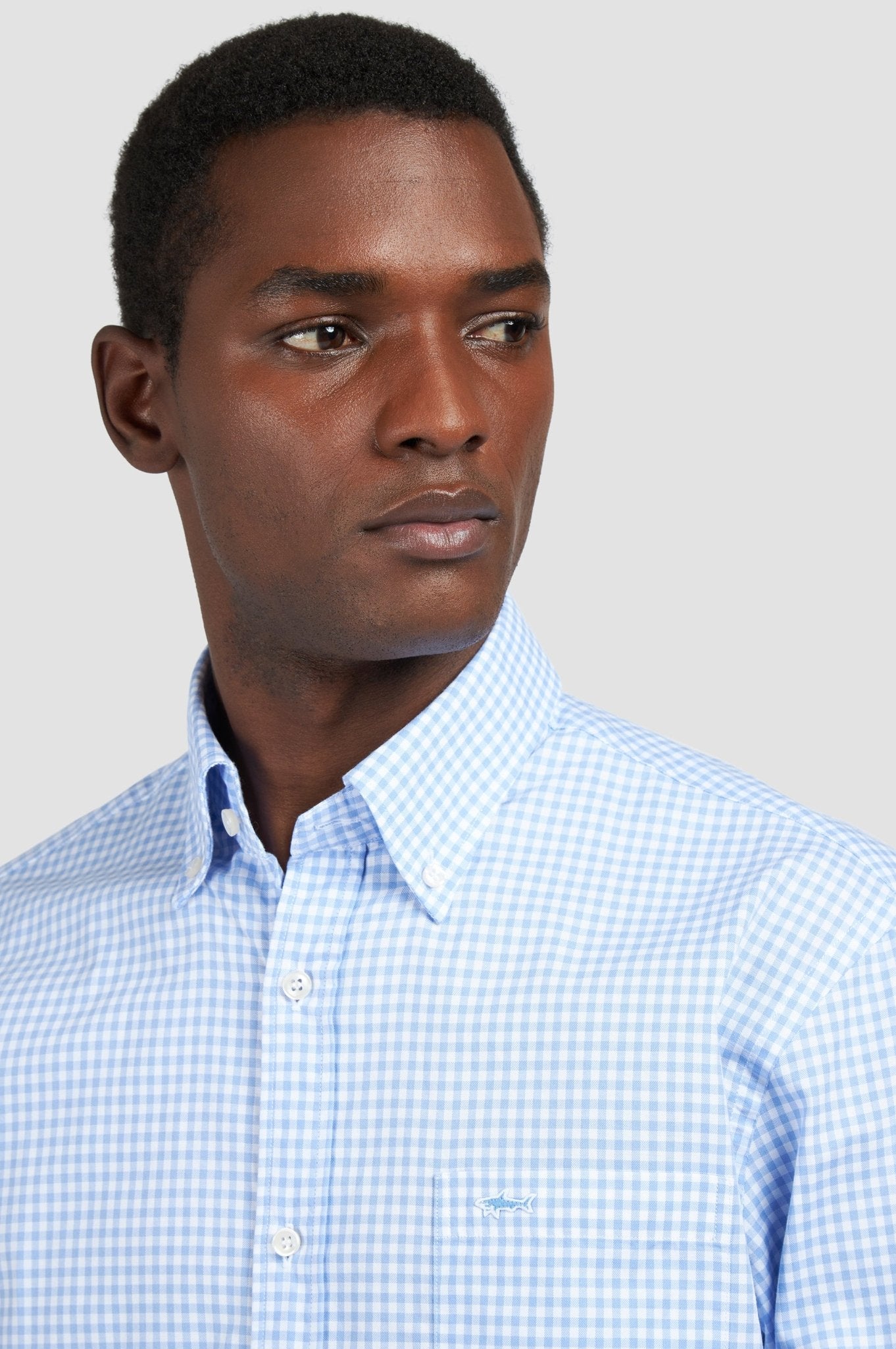 PAUL & SHARK Cotton Check Shirt BLUE CHECK - Henry Bucks