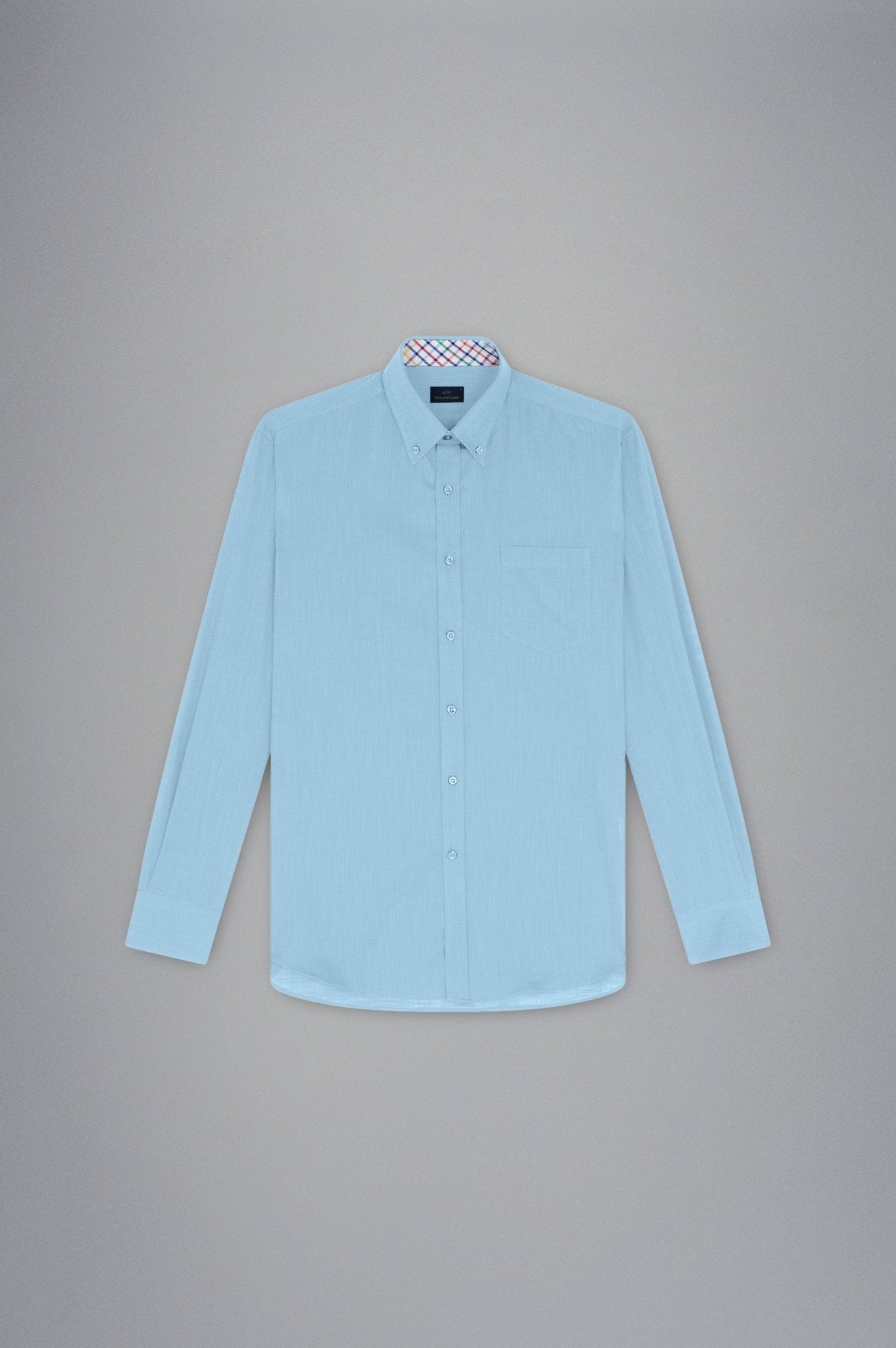 PAUL & SHARK Cotton Long Sleeve Shirt SKY BLUE - Henry Bucks