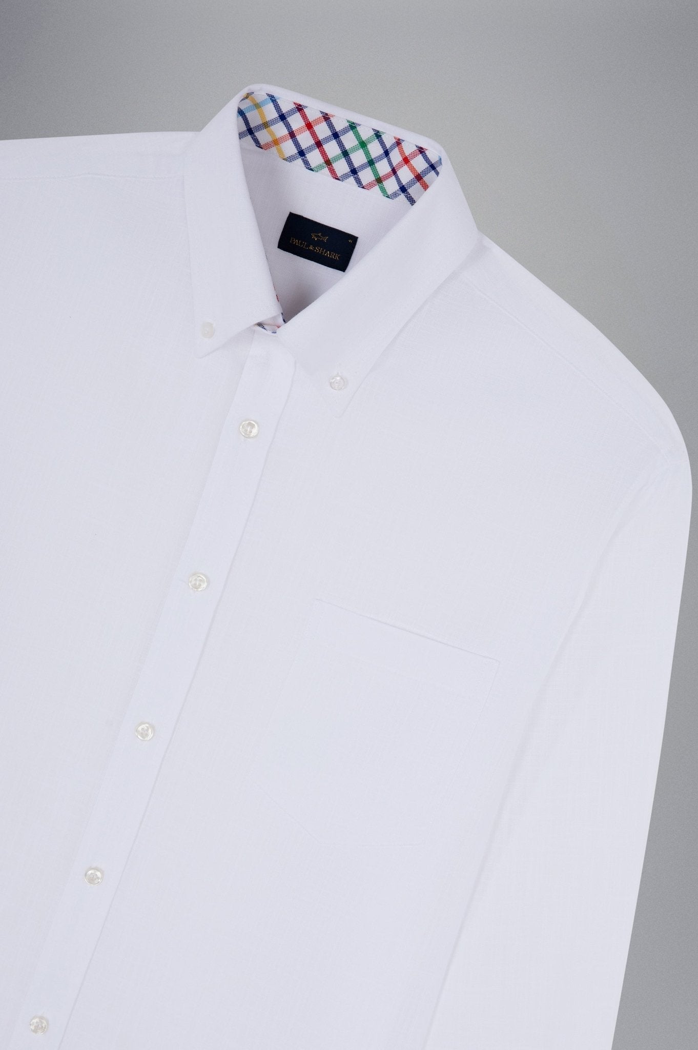 PAUL & SHARK Cotton Long Sleeve Shirt WHITE - Henry Bucks