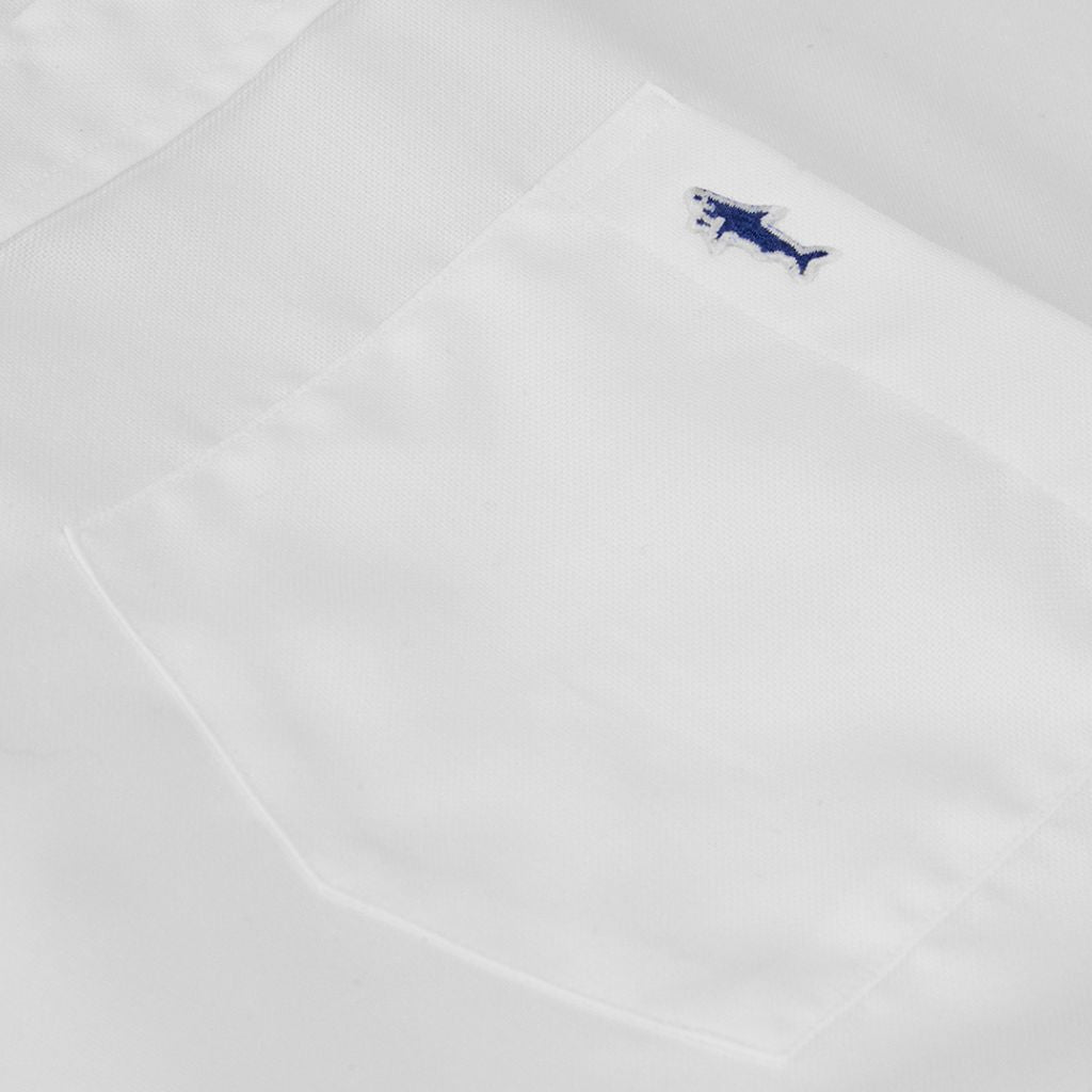 PAUL & SHARK Cotton Oxford Shirt WHITE - Henry Bucks
