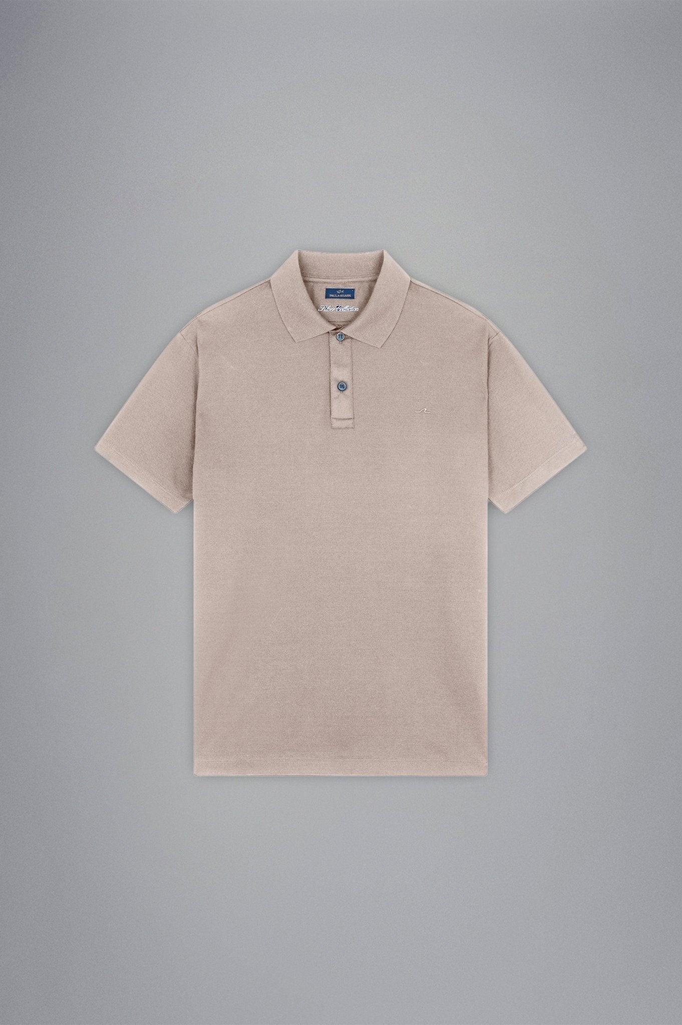 PAUL & SHARK Cotton Pique Polo Shirt ALMOND - Henry Bucks