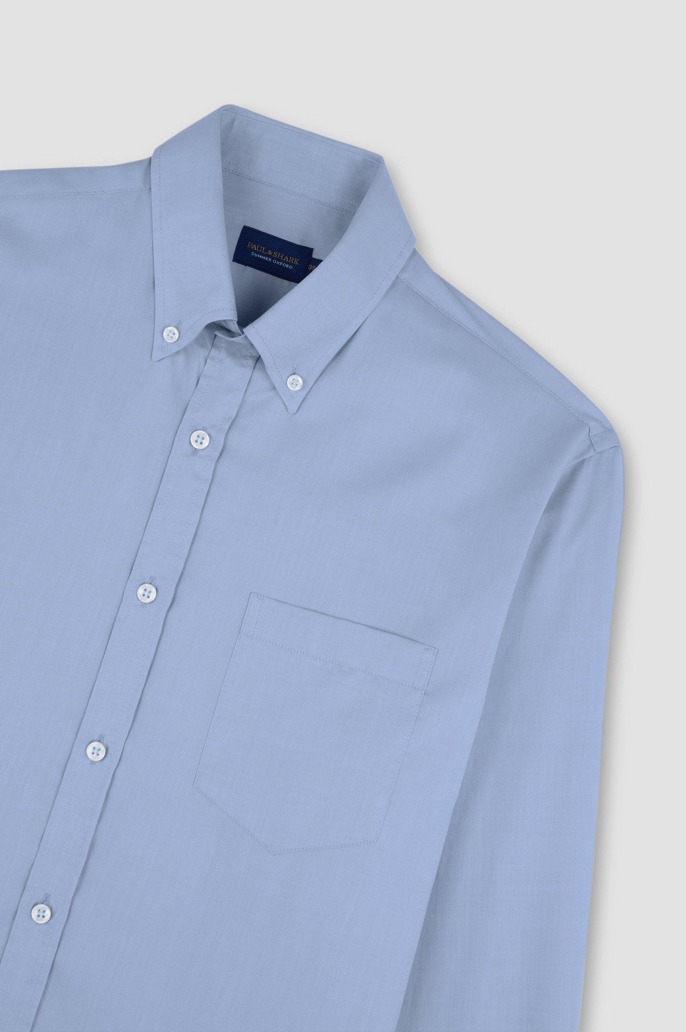 PAUL & SHARK Cotton Shirt LIGHT BLUE - Henry Bucks