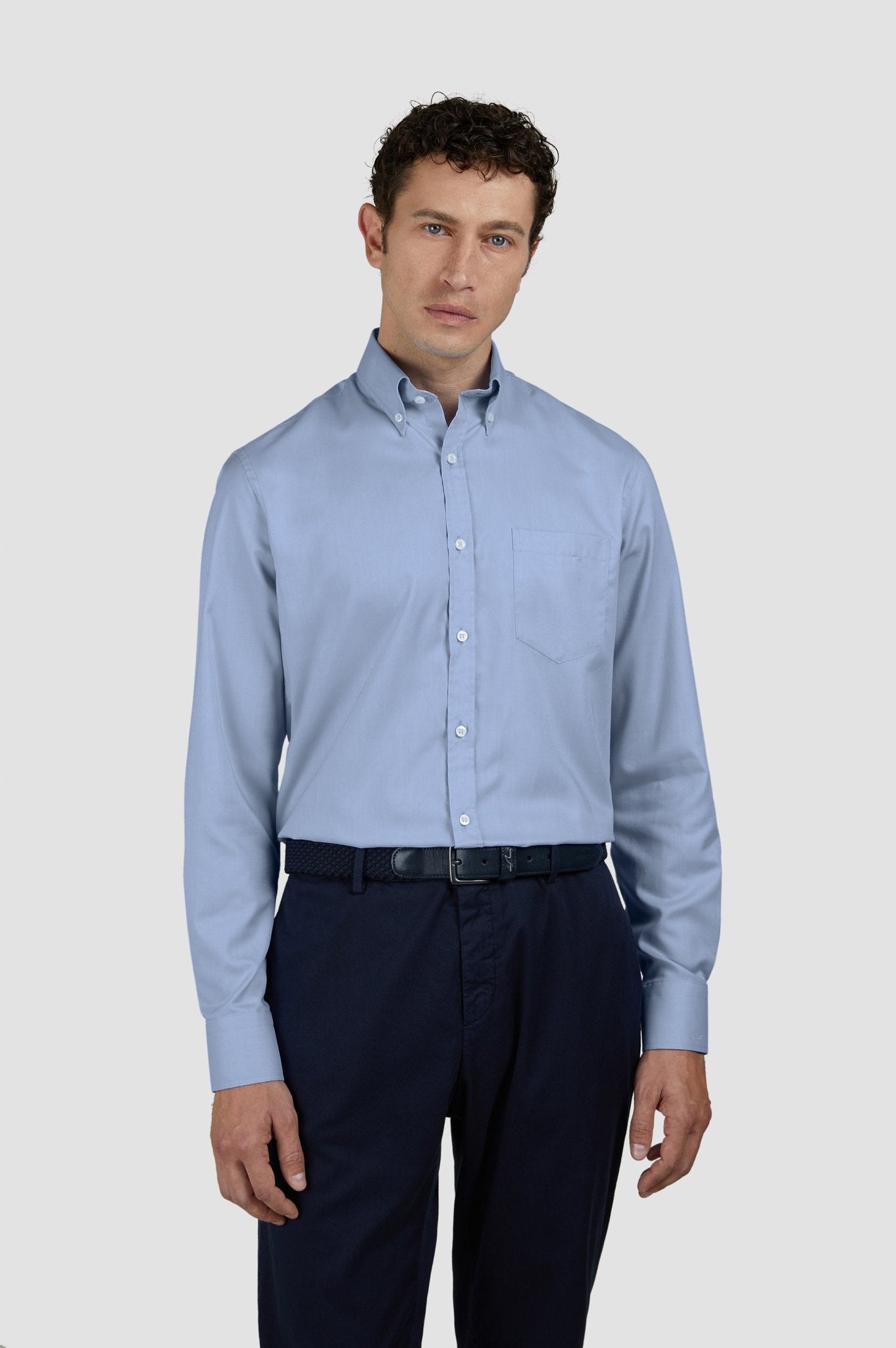 PAUL & SHARK Cotton Shirt LIGHT BLUE - Henry Bucks