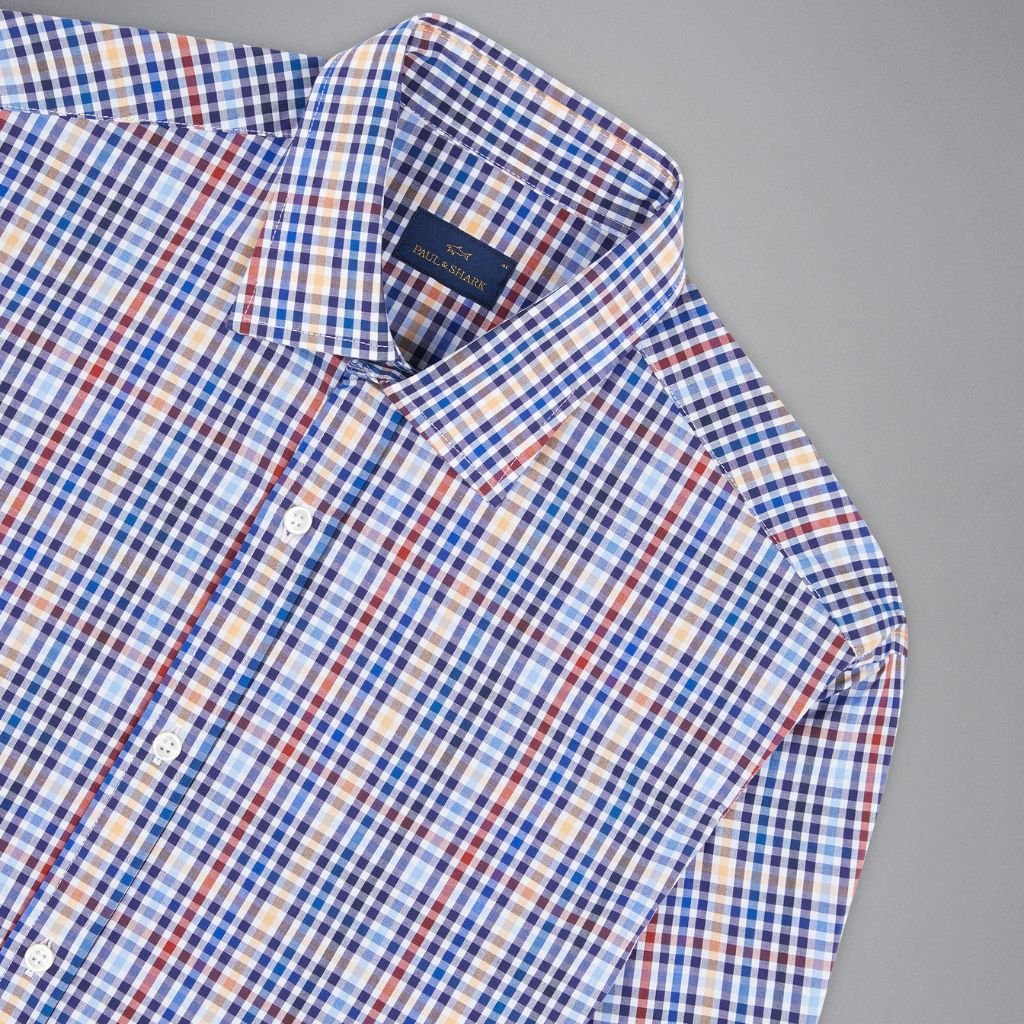 PAUL & SHARK Cotton Shirt TARTAN - Henry Bucks